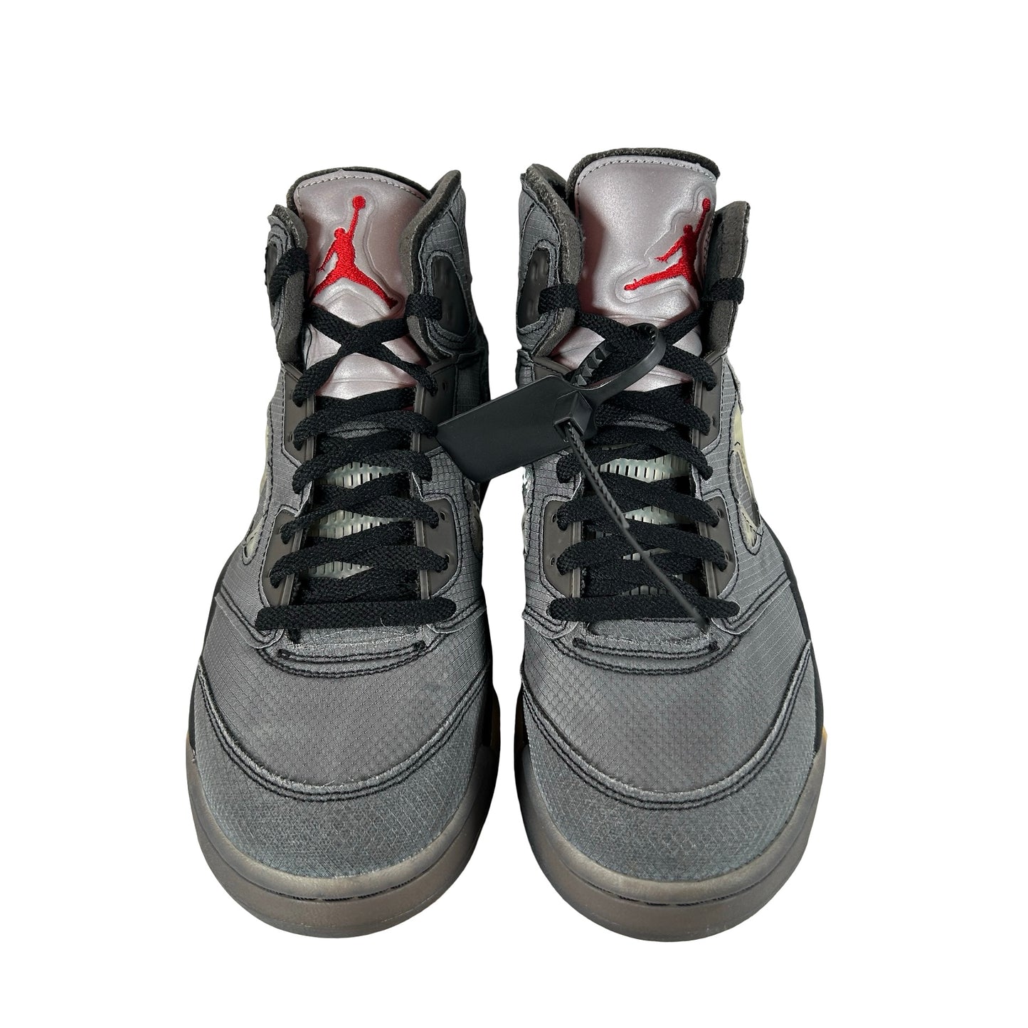 CT8480 001 Jordan 5 Off-White Black [USED] - 11 M (Used7) (Missing lace-locks)