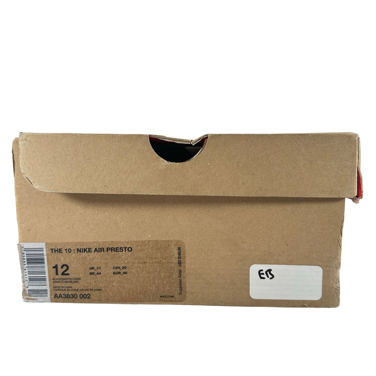 AA3830 002 Nike Air Presto Off-White Black [USED] - 12 M (Used2)