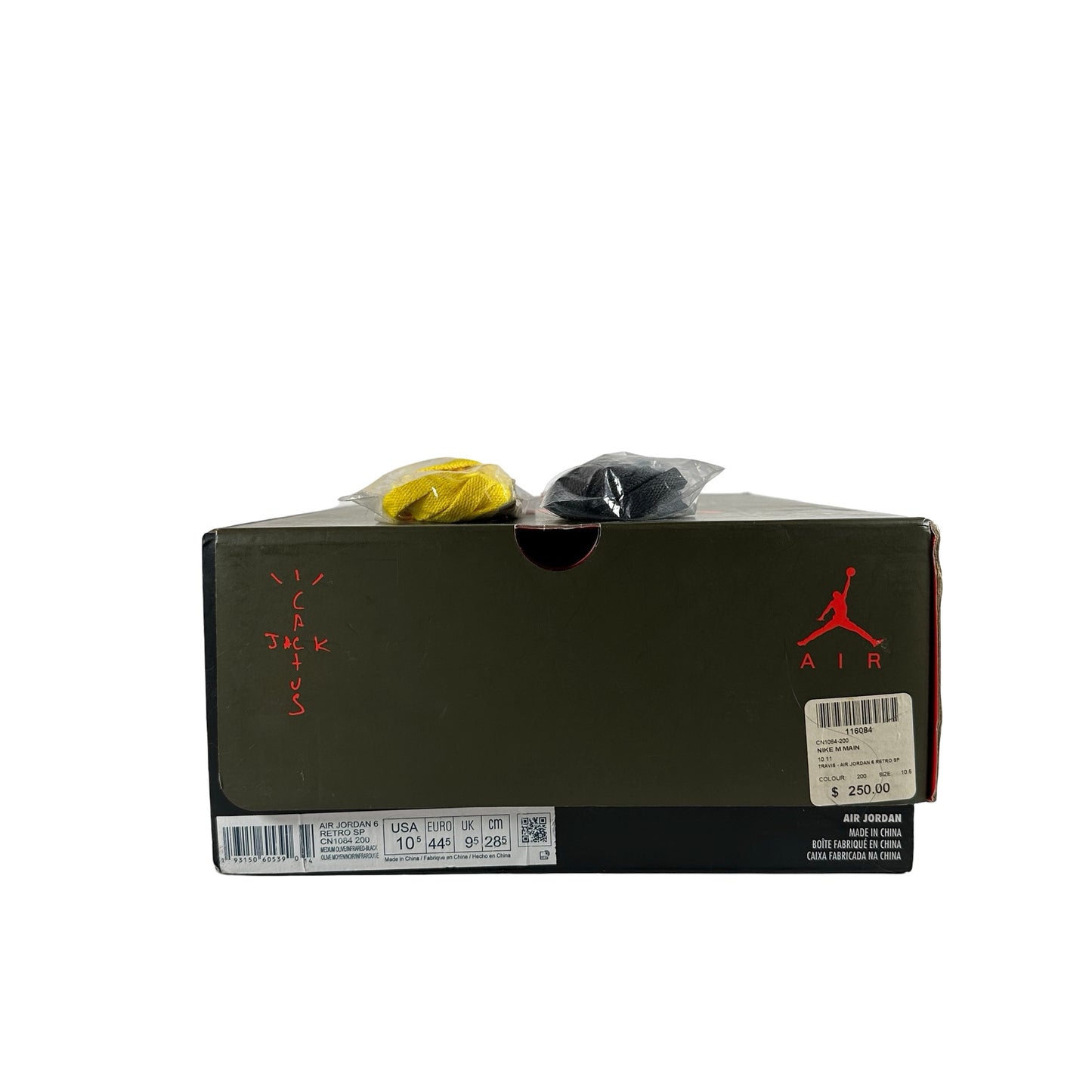 CN1084 200 Jordan 6 Retro Travis Scott [USED] - 10.5 M (Used2)