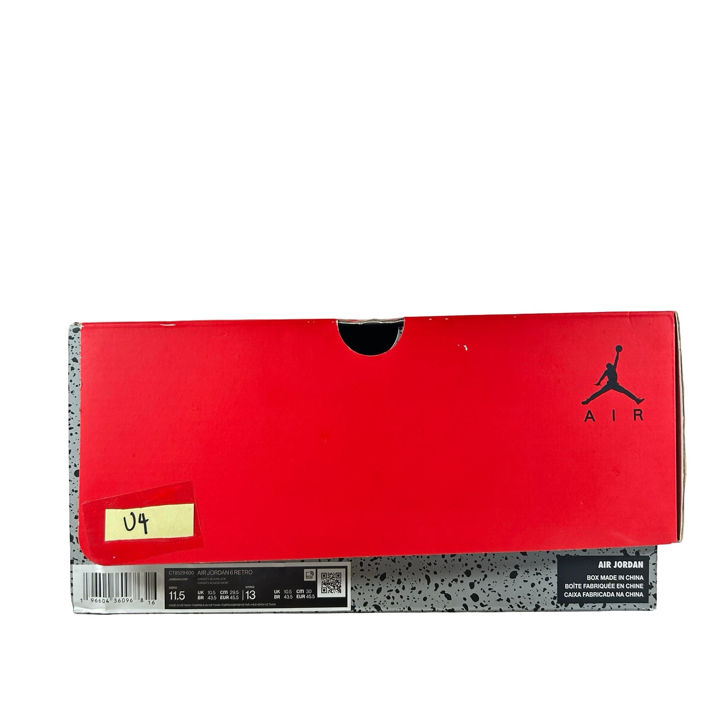 CT8529 600 Jordan 6 Retro Toro Bravo [USED] - 11.5 M (Used4)
