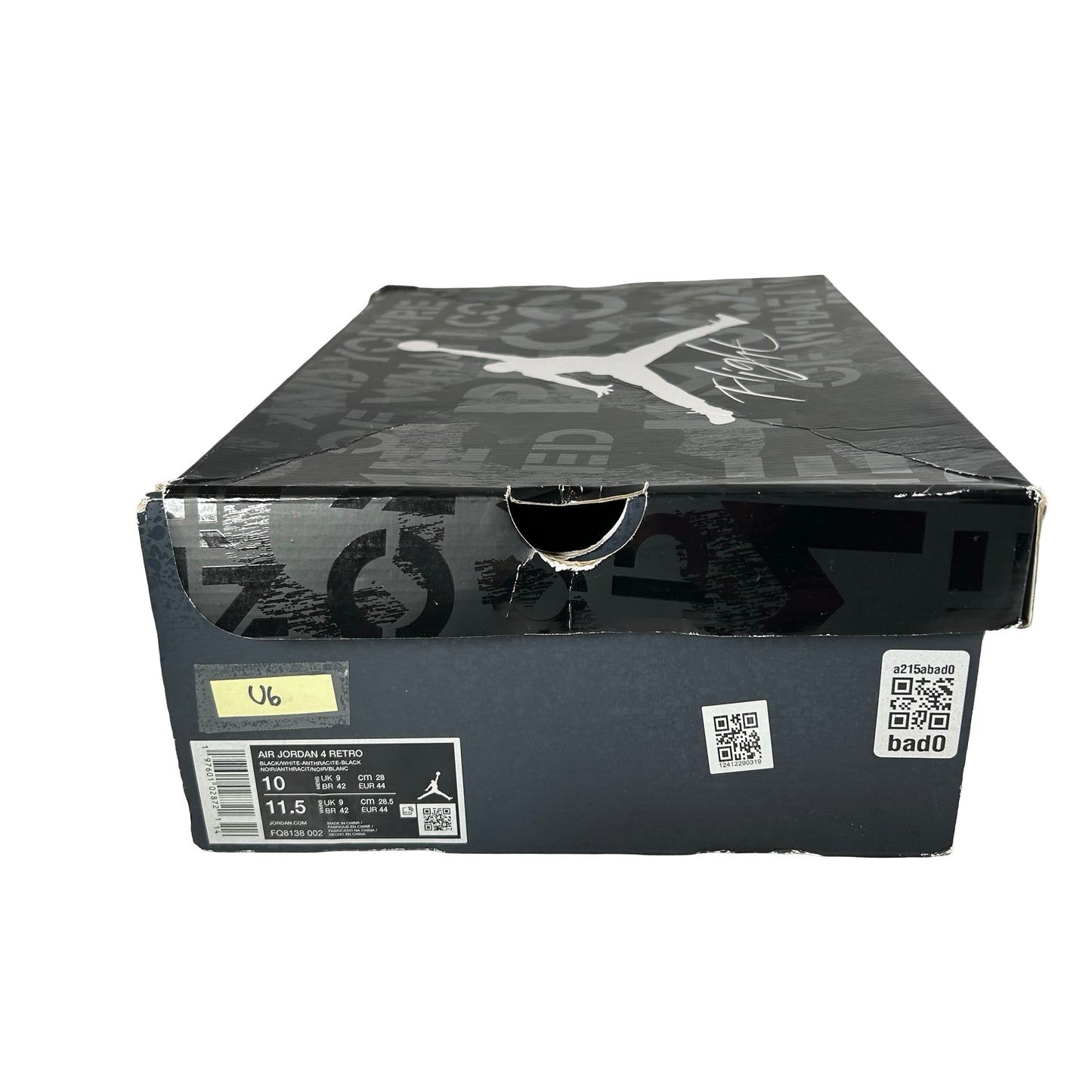FQ8138 002 Jordan 4 Retro Fear (2024) [USED] - 10 M (Used6)
