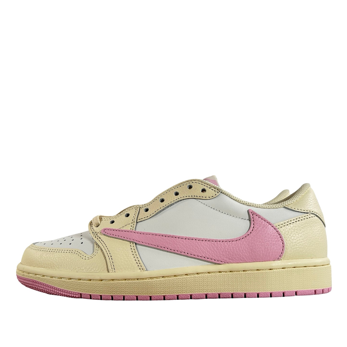 IQ7604 100 Jordan 1 Retro Low OG SP Travis Scott Shy Pink - 9 M (Ripped Insole)