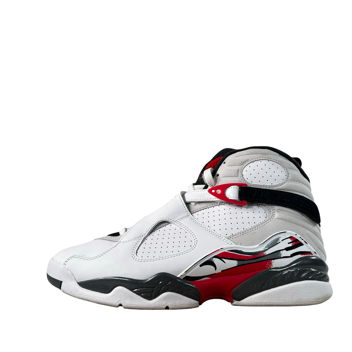 305381 100 Jordan 8 Retro White True Red (2025) [USED] - 10 M (Used8)
