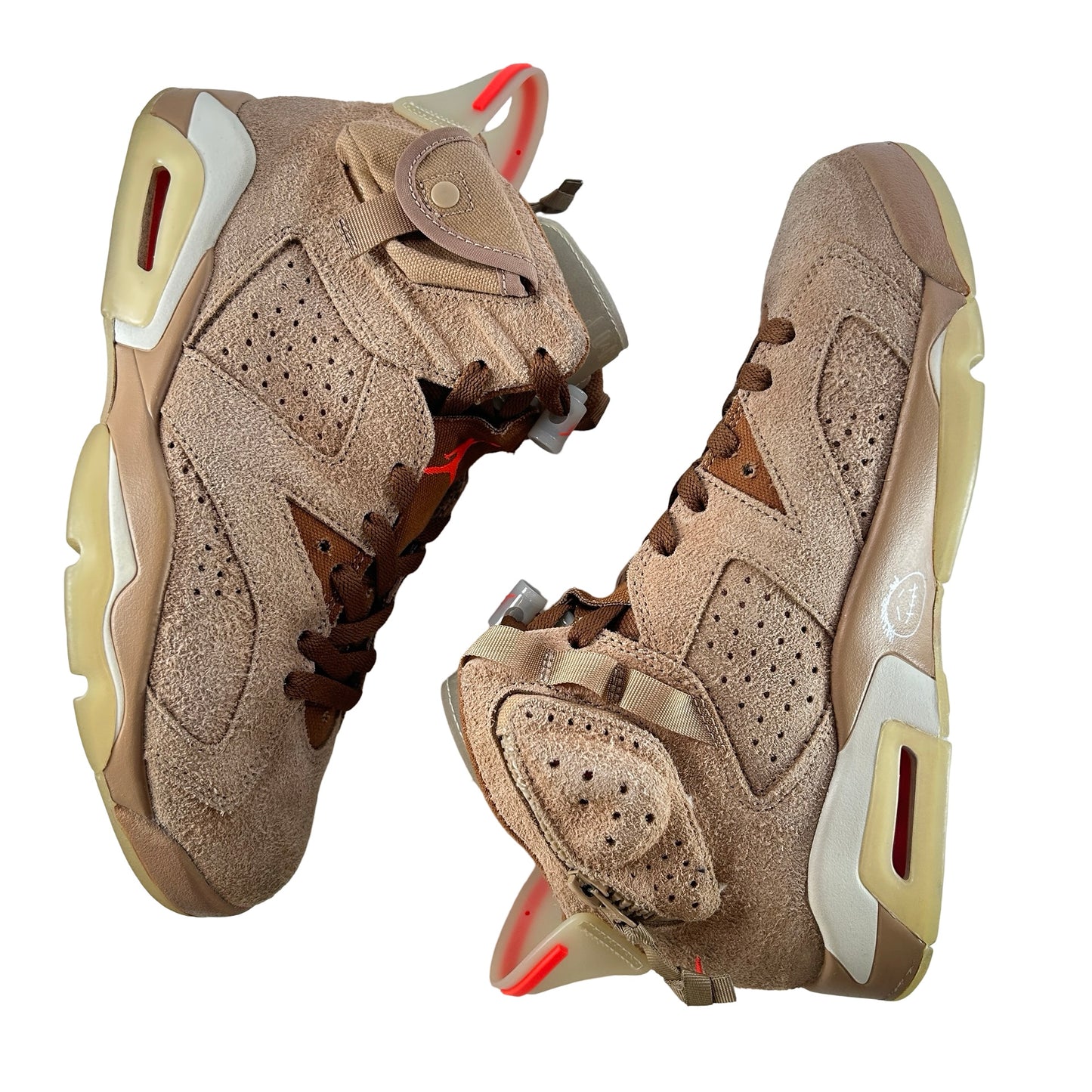 DH0690 200 Jordan 6 Retro Travis Scott British Khaki [USED] - 8 M (Used)