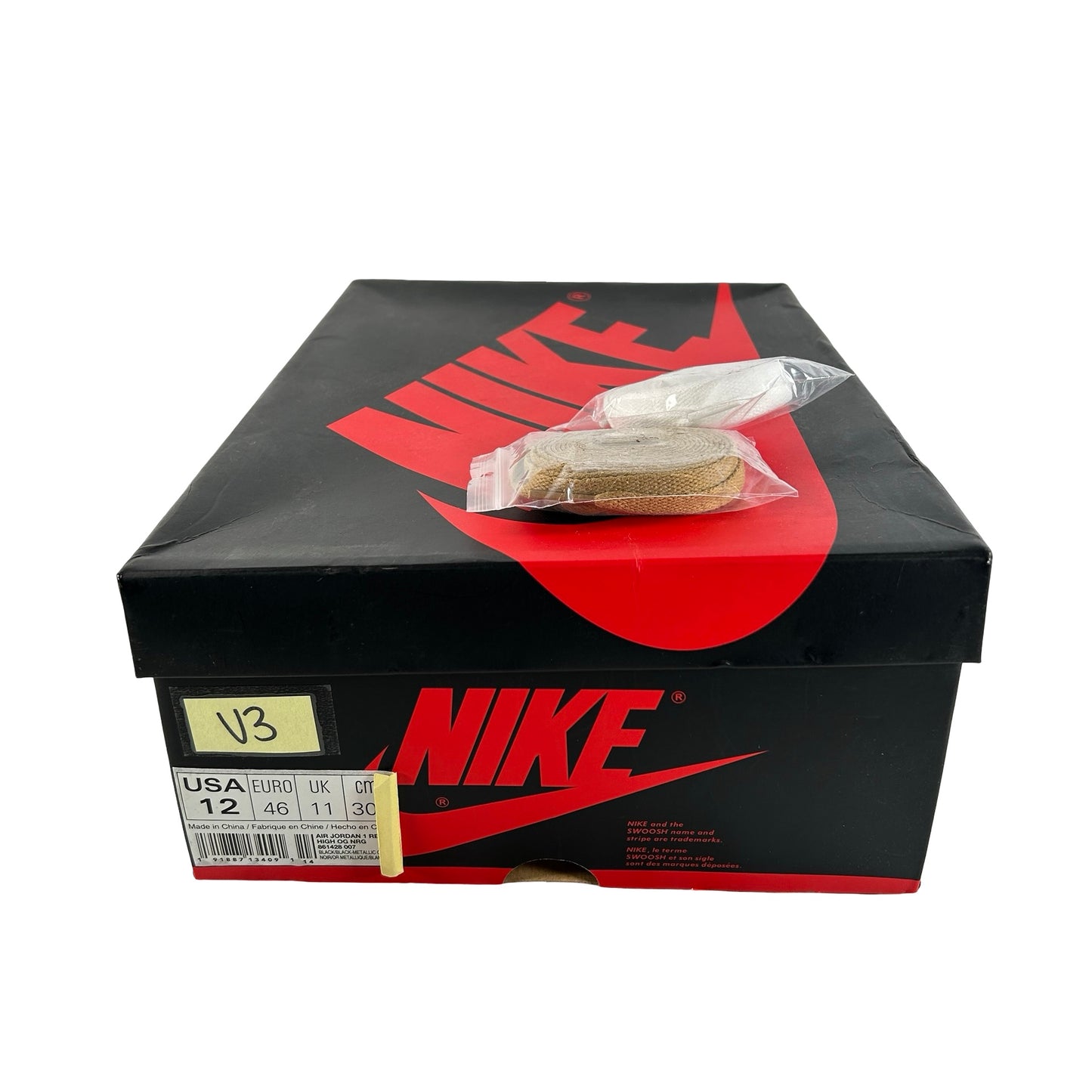 861428 007 Jordan 1 Retro High NRG Patent Gold Toe [USED] - 12 M (Used3)