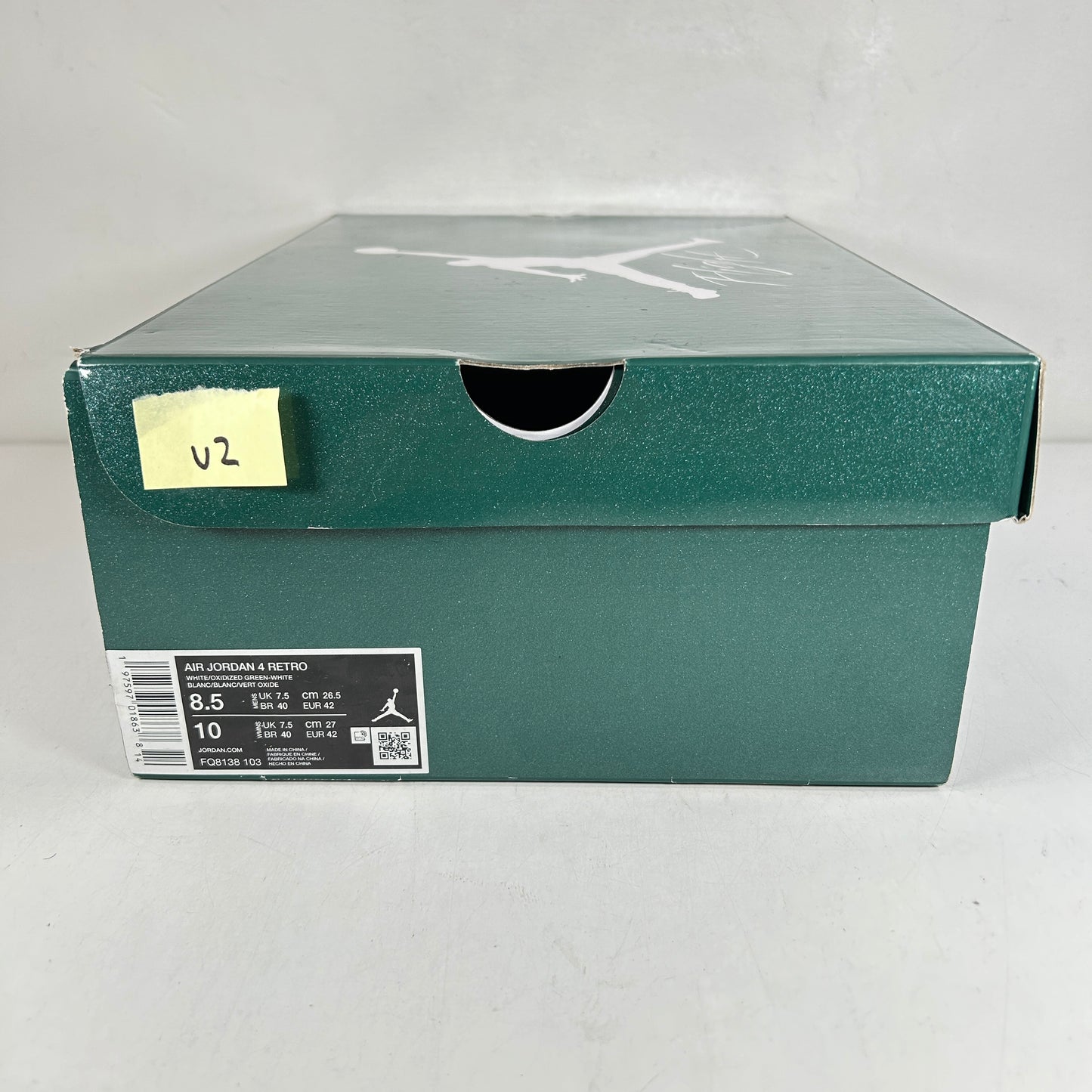 FQ8138 103 Jordan 4 Retro Oxidized Green [USED] - 8.5 M (Used2)