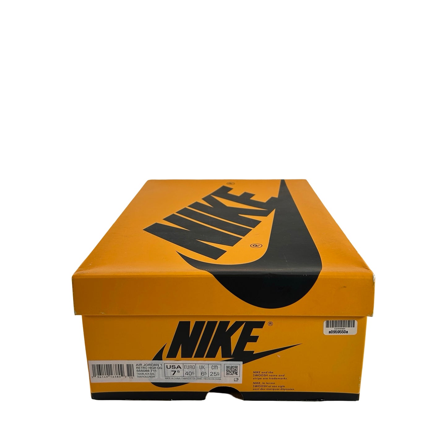 555088 711 Jordan 1 Retro High OG Taxi [USED] - 7.5 M (Used)