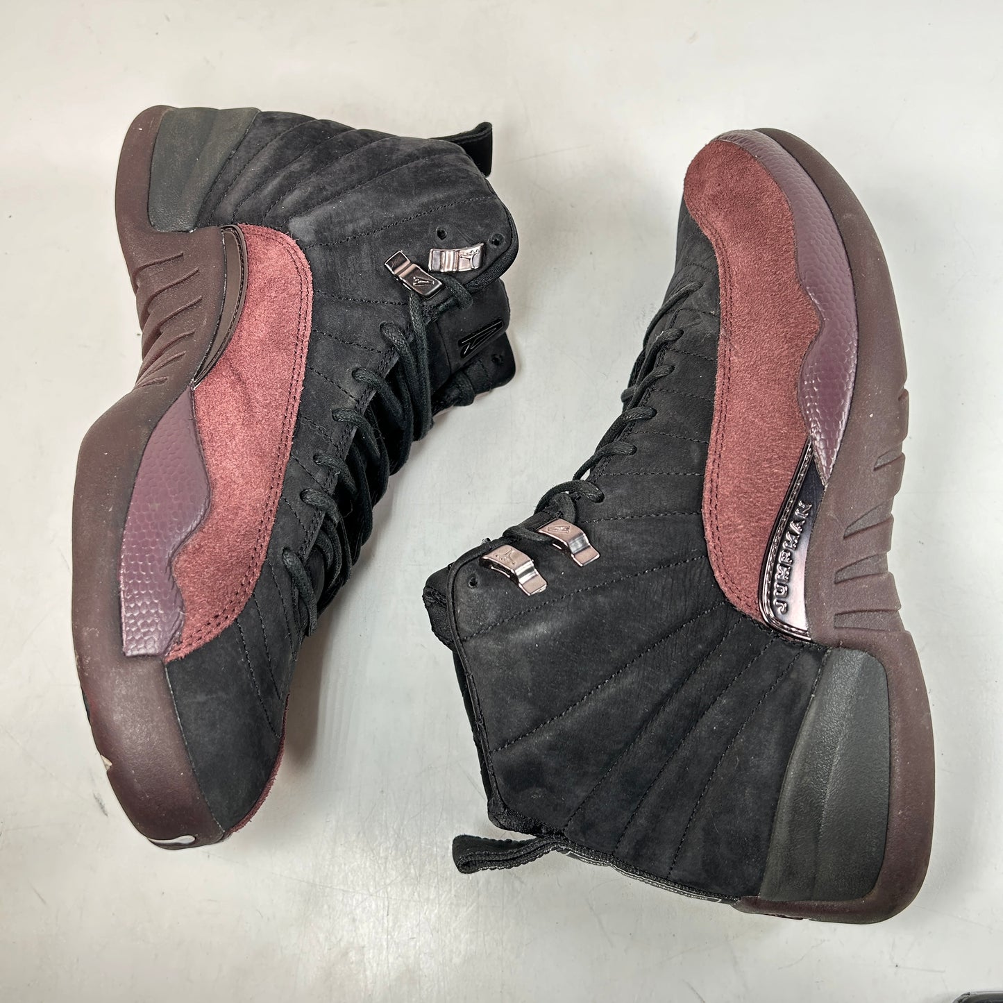 DV6989 001 Jordan 12 Retro SP A Ma Maniére Black (Women's) [USED] - 11 W (Used) (No Sleeve)