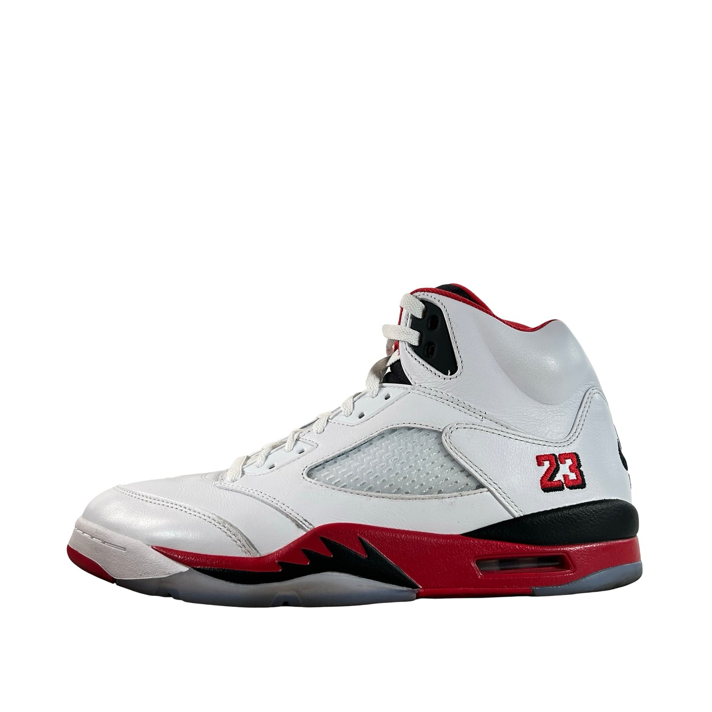 HQ7978 101 Jordan 5 Retro Fire Red Black Tongue (2025) [USED] - 11.5 M (Used2)