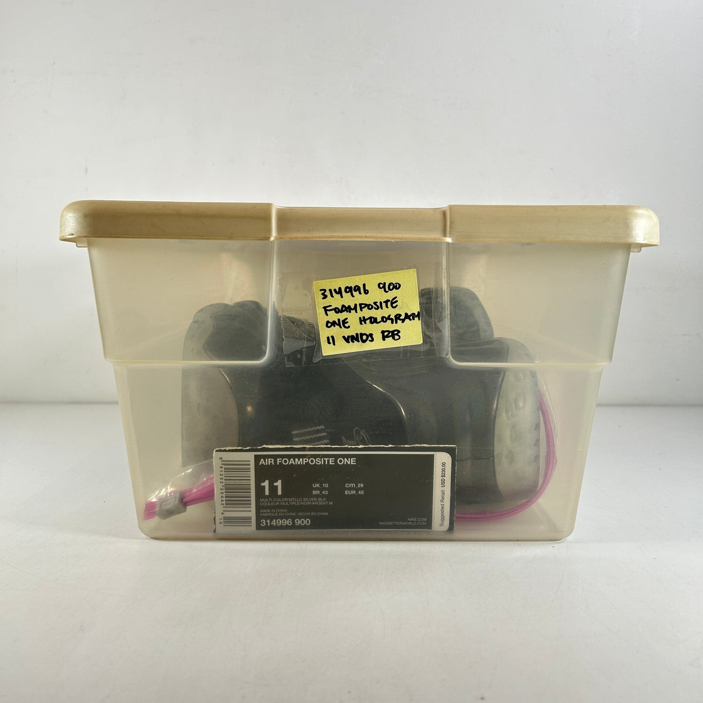 314996 900 Nike Air Foamposite One Hologram [USED] - 11 M (VNDS) (Replace Box)