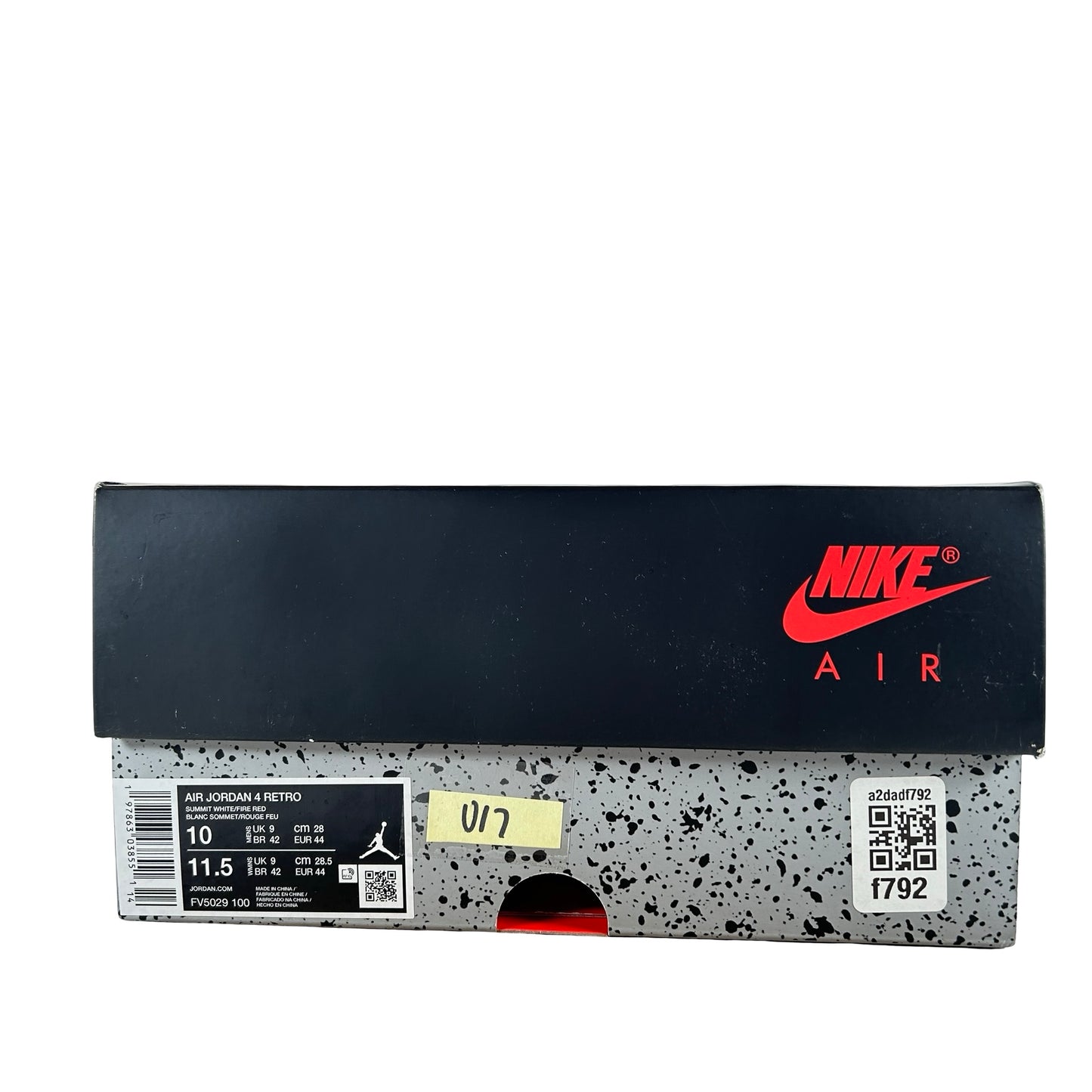 FV5029 100 Jordan 4 Retro White Cement (2025) [USED] - 10 M (Used17)