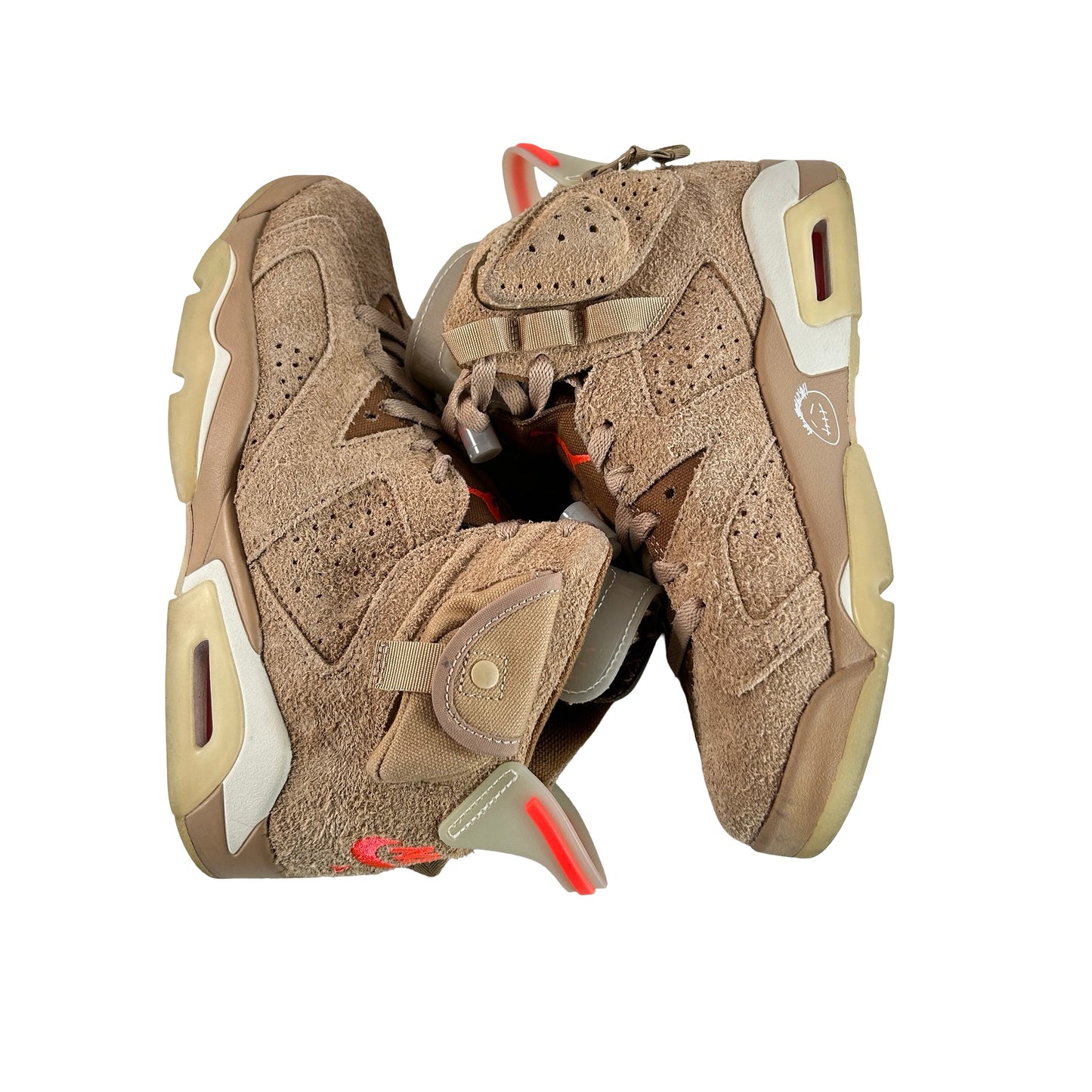 DH0690 200 Jordan 6 Retro Travis Scott British Khaki [USED] - 6 M (Used)