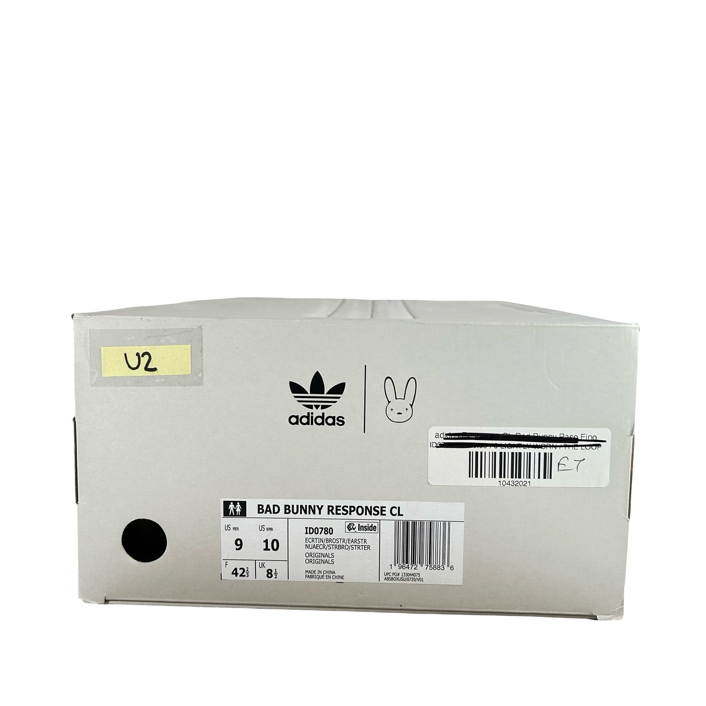 ID0780 adidas Response CL Bad Bunny Paso Fino [USED] - 9 M (Used2)
