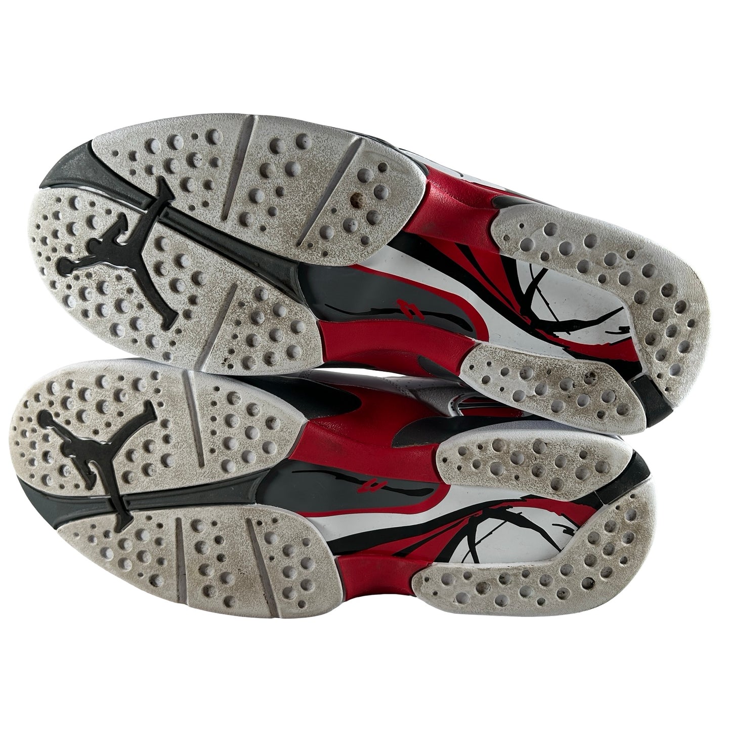 305381 100 Jordan 8 Retro White True Red (2025) [USED] - 10 M (Used5)