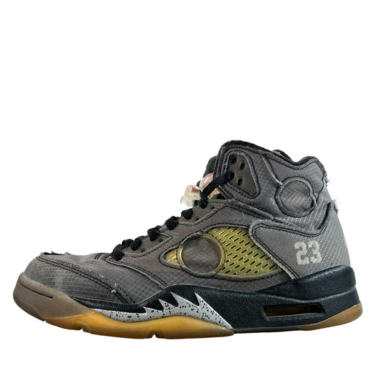 CT8480 001 Jordan 5 Off-White Black [USED] - 7.5 M (Used) (Replace Box)