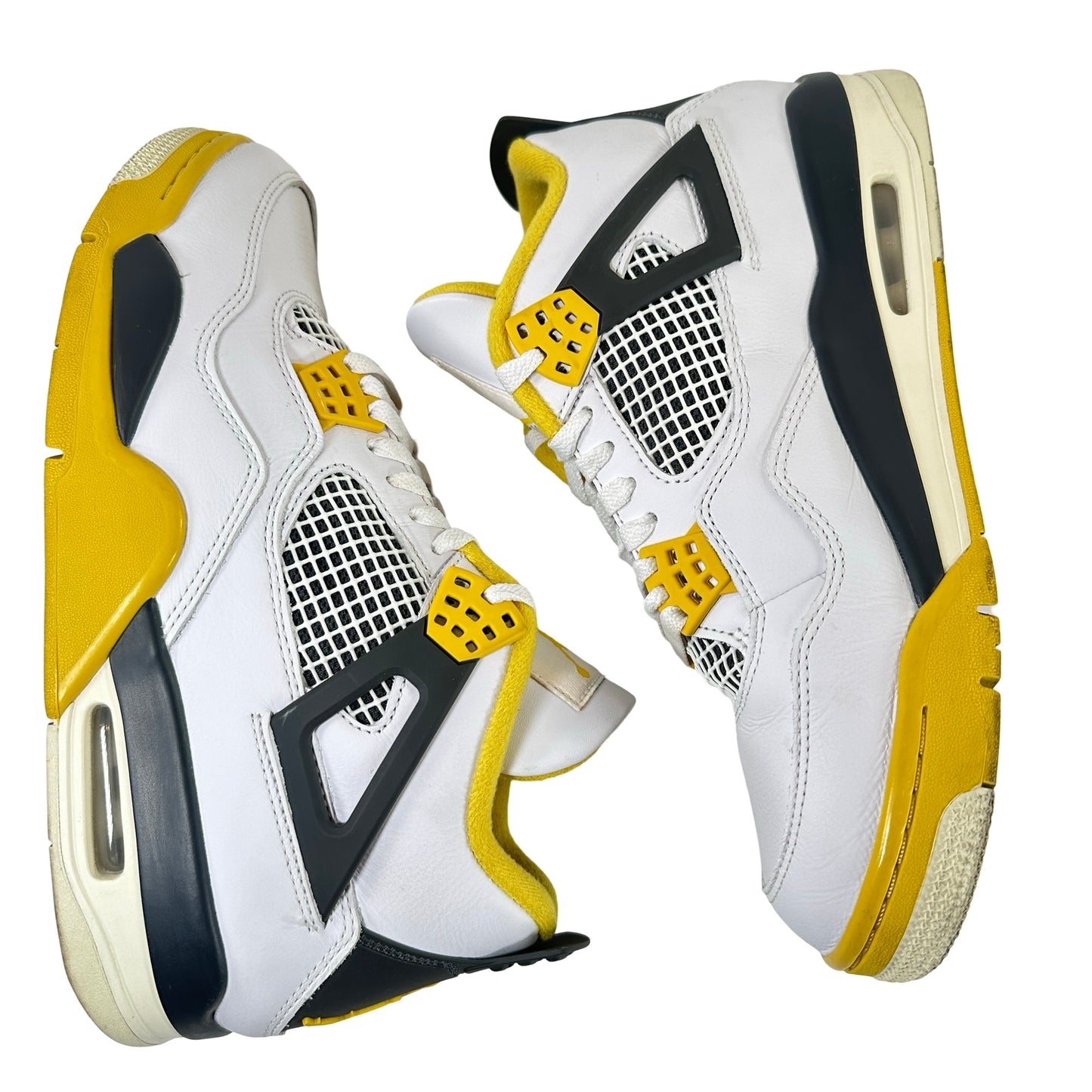 AQ9129 101 Jordan 4 Retro Vivid Sulfur (Women's) [USED] - 10.5 W (Used)