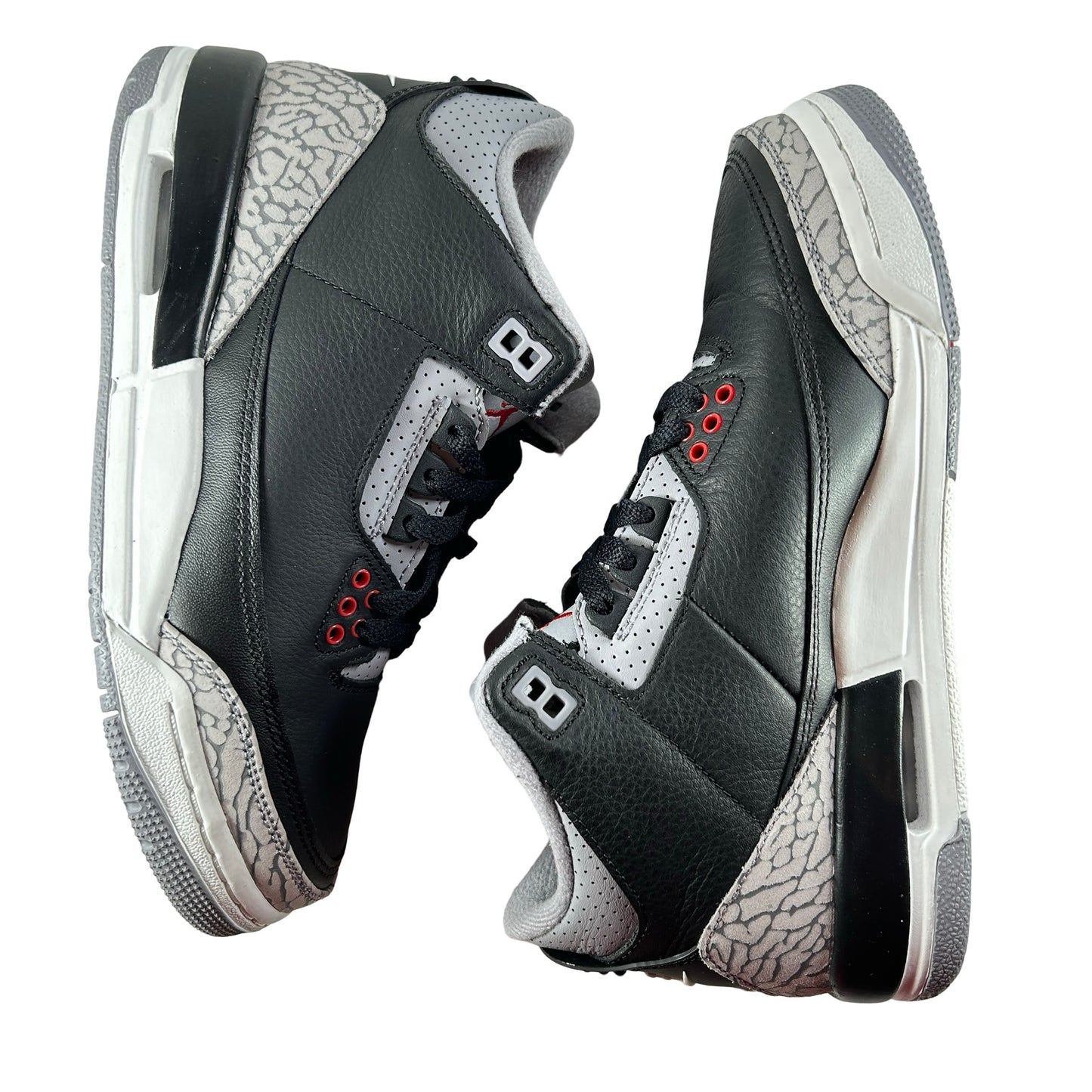 DM0967 010 Jordan 3 Retro Black Cement (2024) (GS) [USED] - 5Y (Used)