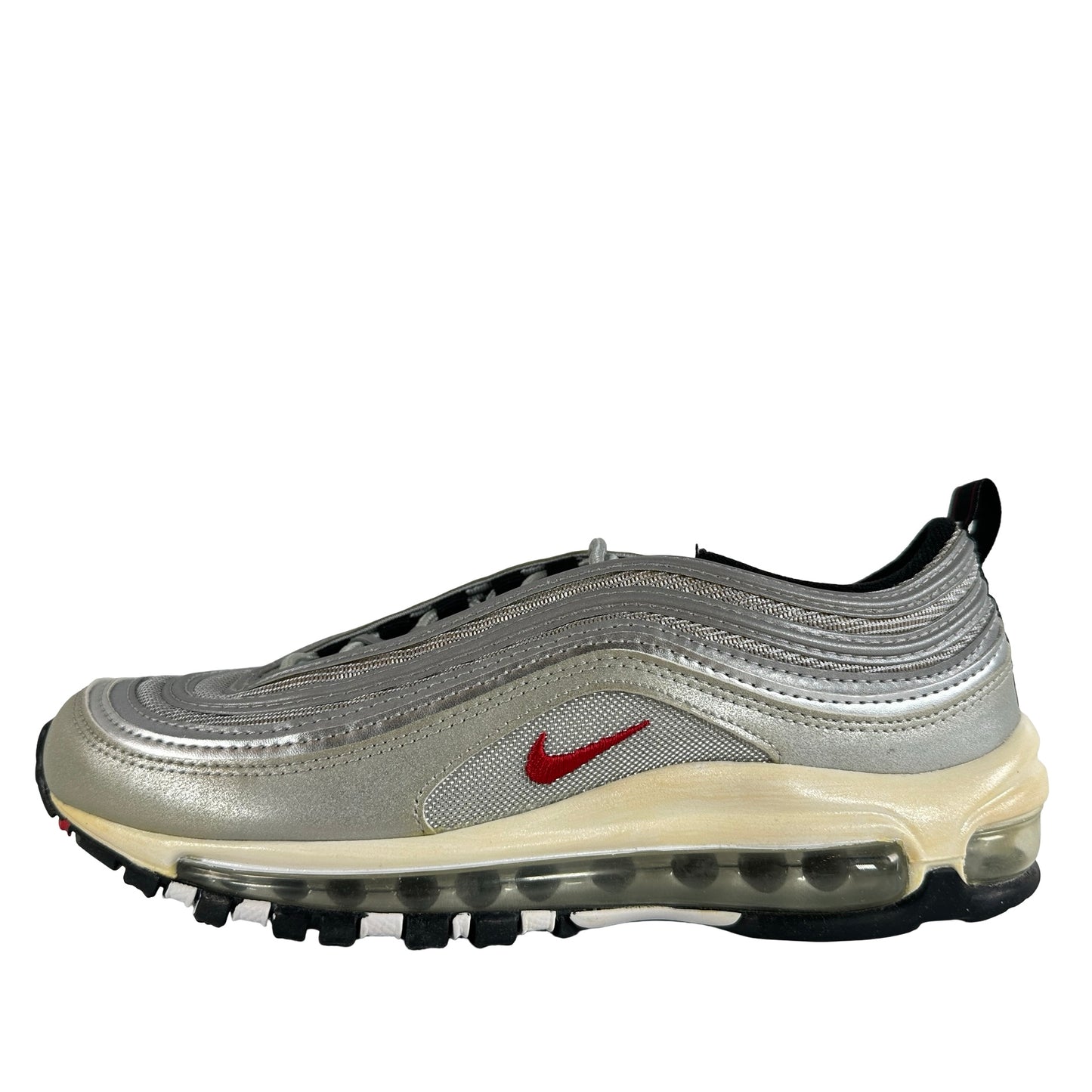 918890 001 Nike Air Max 97 Silver Bullet (2016/2017/2022) (GS) - 7 Y (Yellowing)