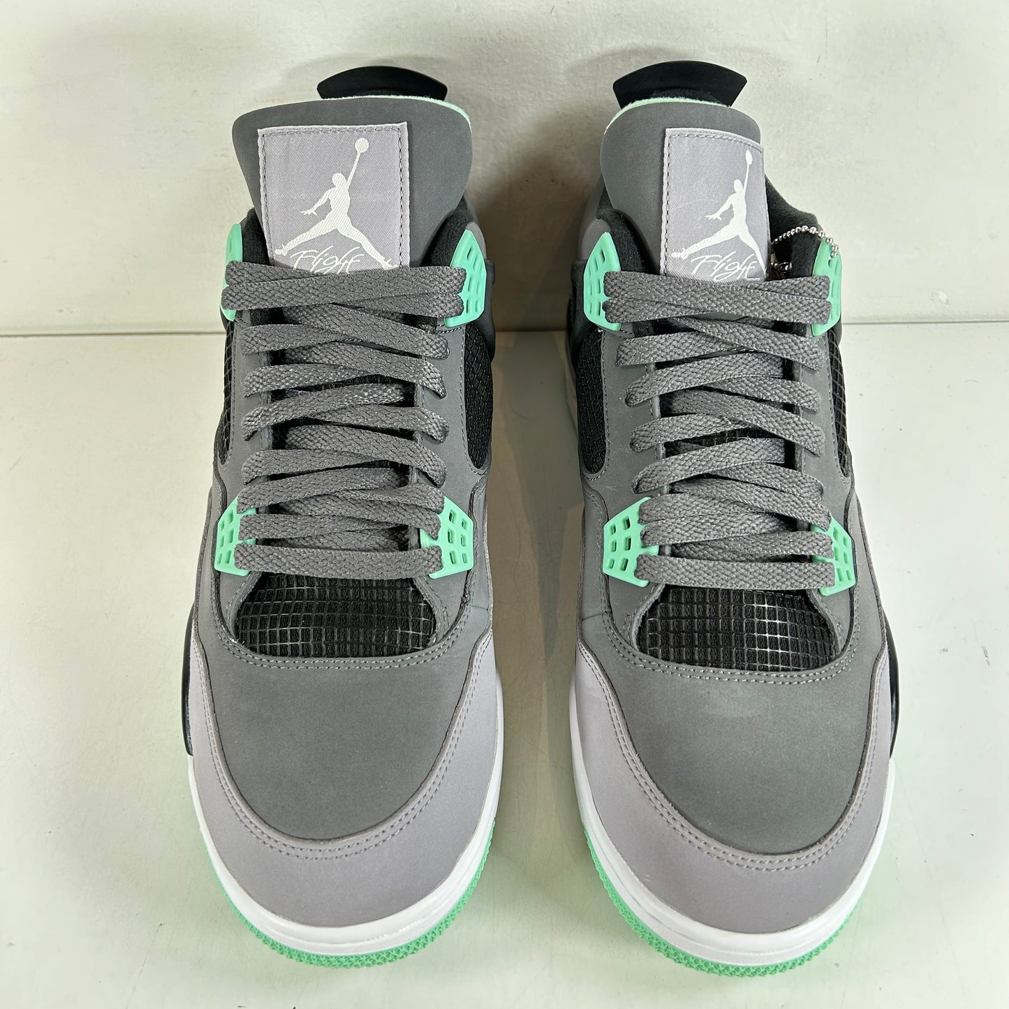 308497 033 Jordan 4 Retro Green Glow [USED] - 12 M (VNDS)