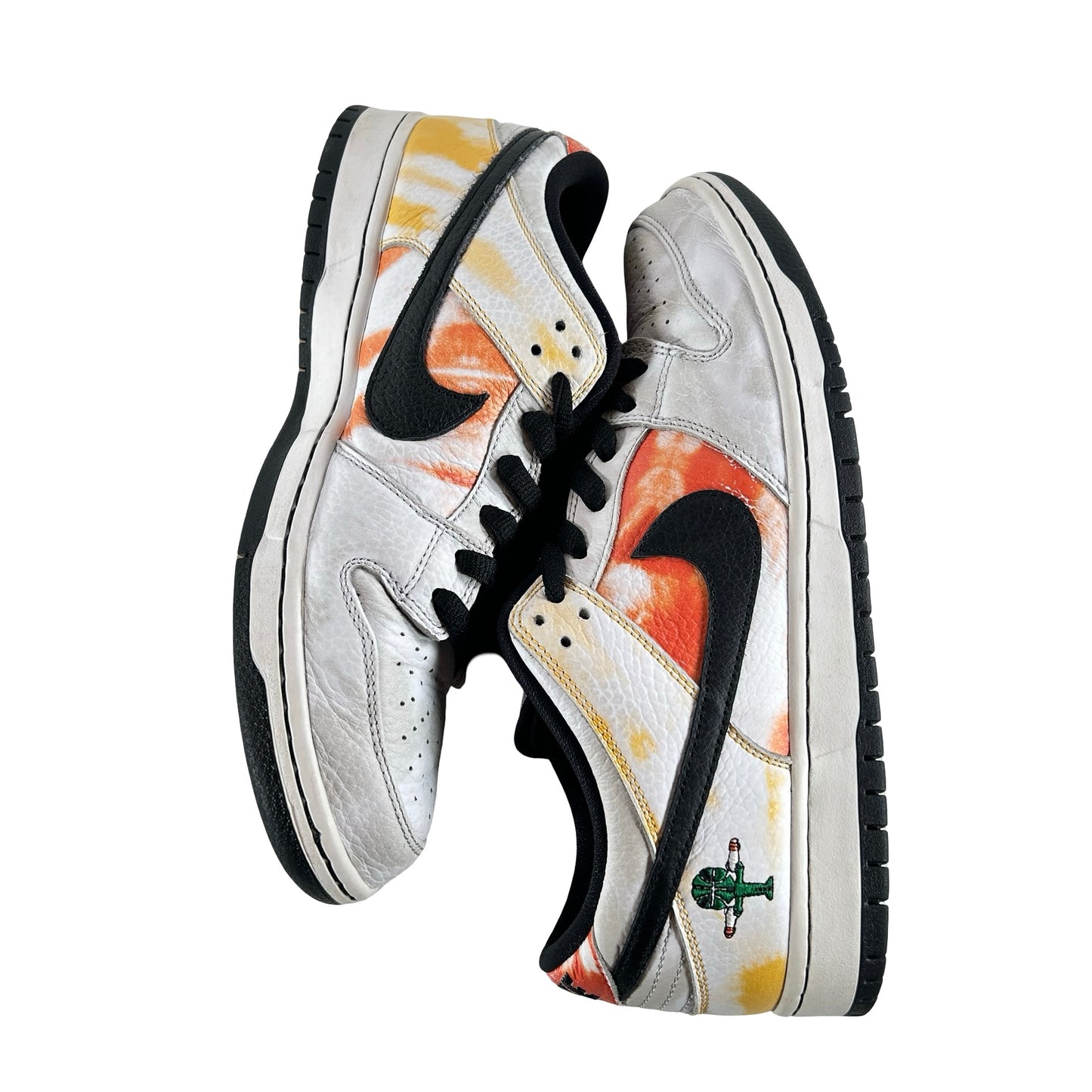 BQ6832 101 Nike SB Dunk Low Raygun Tie-Dye White [USED] - 10.5 M (Used)