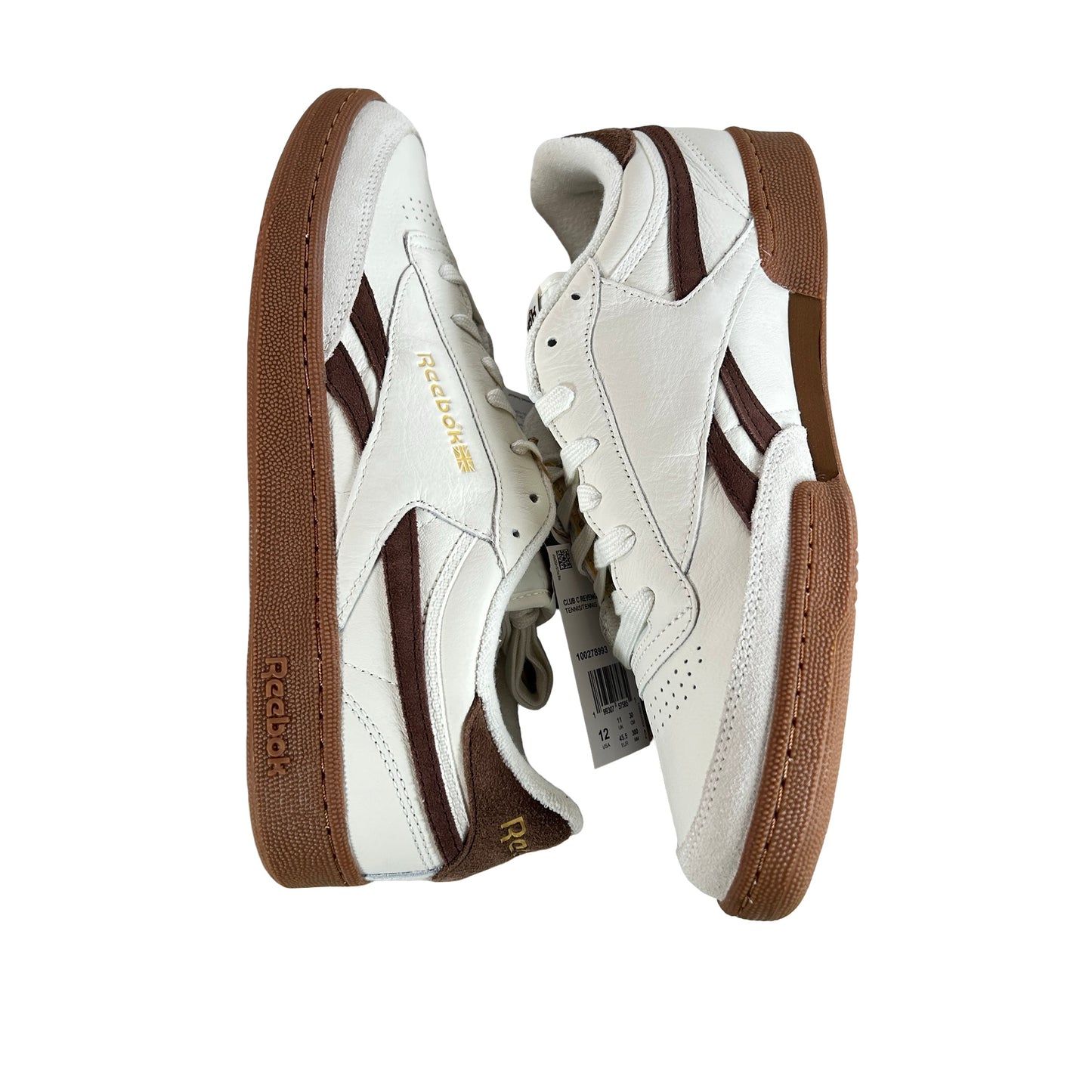 100278993 Reebok Club C Revenge Vintage Shoes Chalk Brown