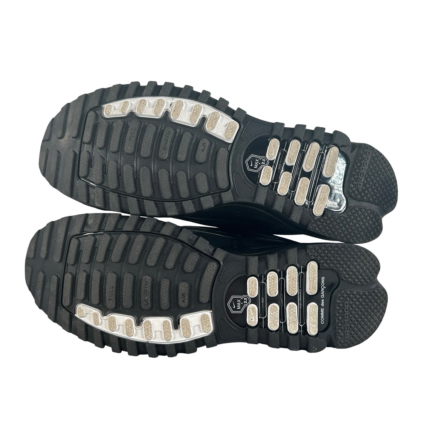 HJ6539 001 Nike Air Max TL 2.5 Comme des Garcons Homme Plus Black [USED] - 8 M (Used)