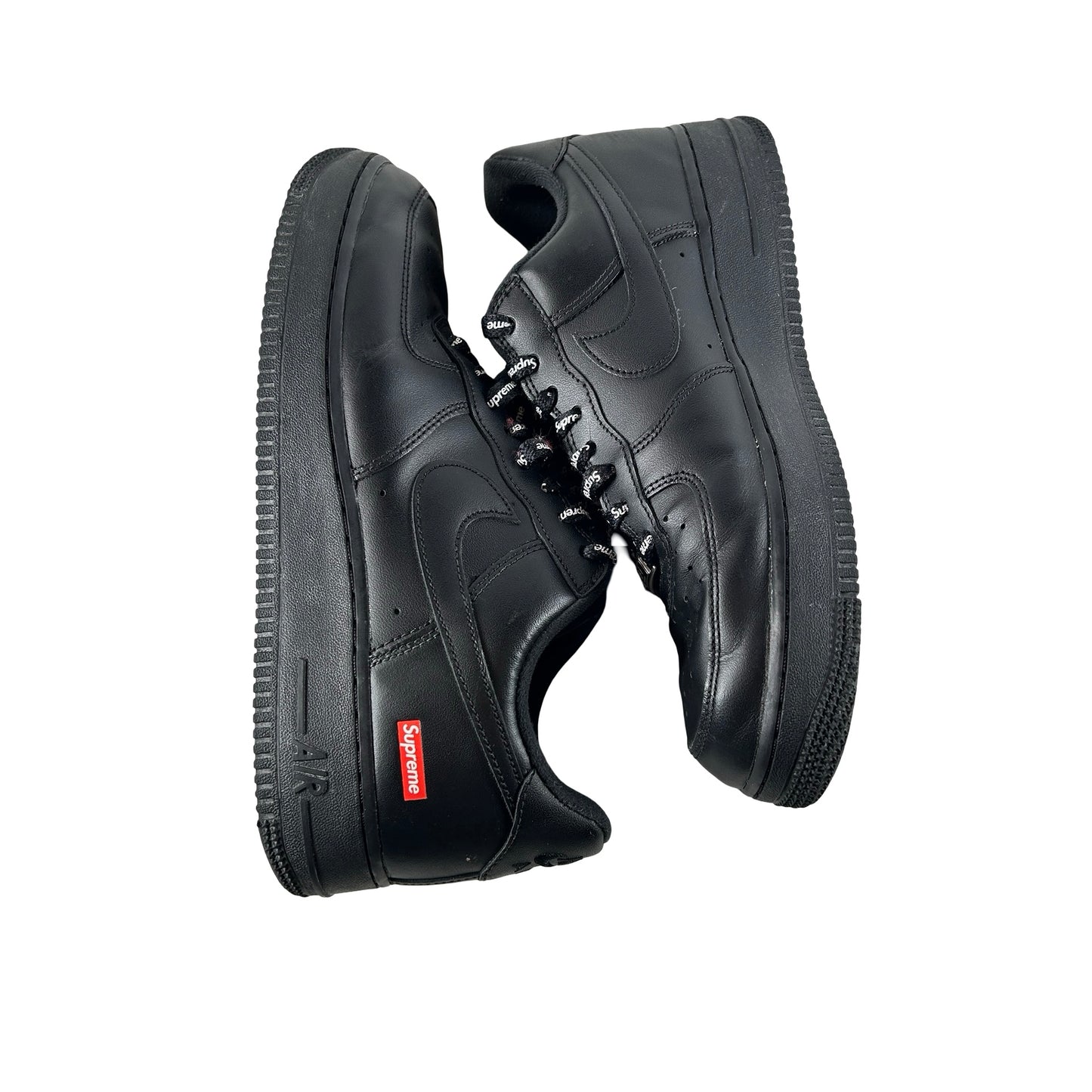 CU9225 001 Air Force 1 Low Supreme Black [USED] - 9 M (Used4)