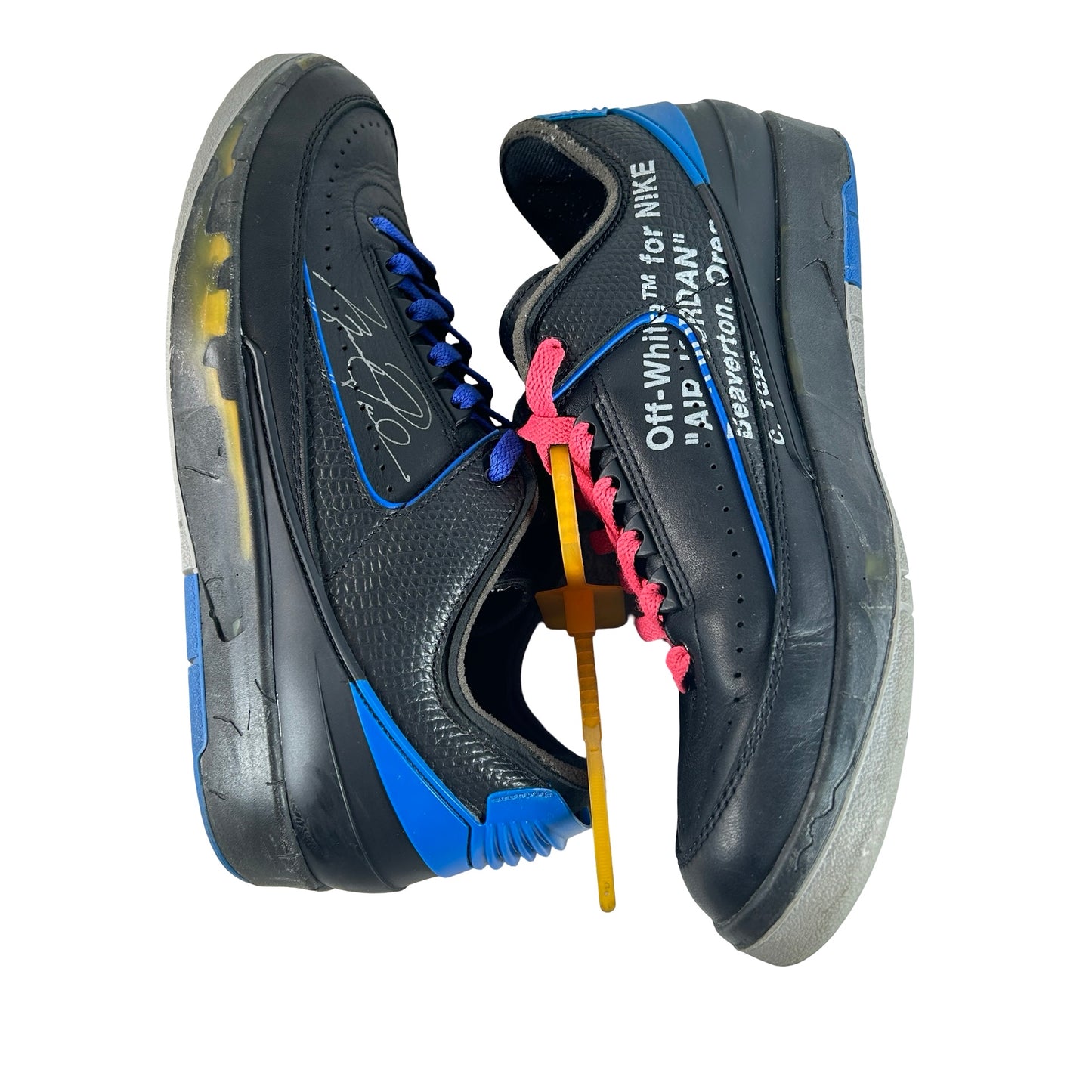 DJ4375 004 Jordan 2 Retro Low SP Off-White Black Blue [USED] - 10 M (Used3)