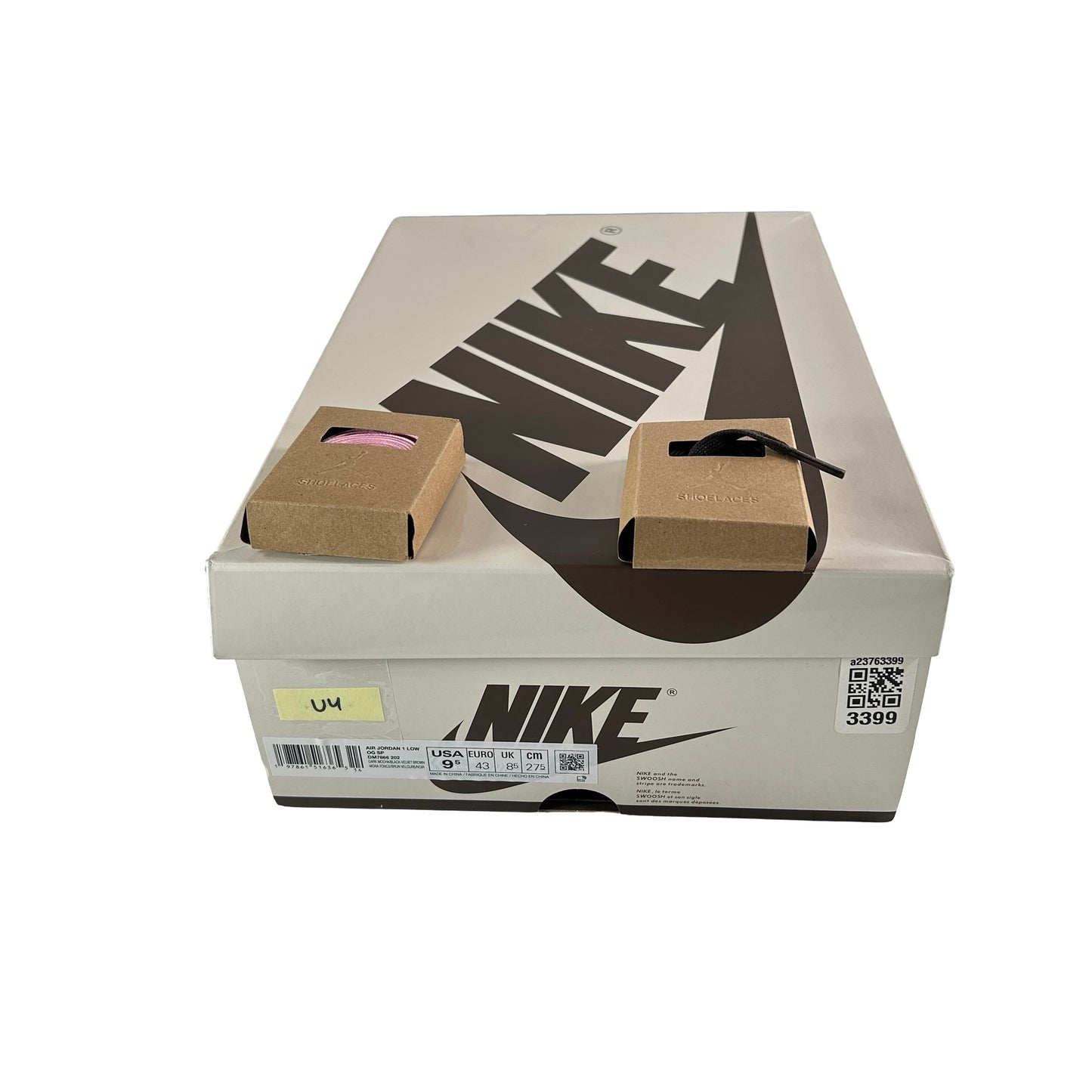 DM7866 202 Jordan 1 Retro Low OG SP Travis Scott Velvet Brown [USED] - 9.5 (Used4)