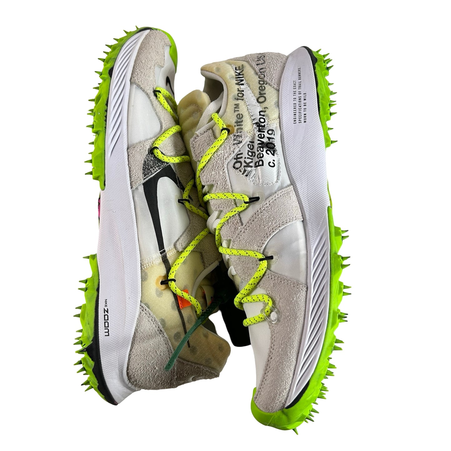 CD8179 100 Nike Zoom Terra Kiger 5 Off-White White (W) [CONDITIONAL] - 15.5 W (Yellowing)