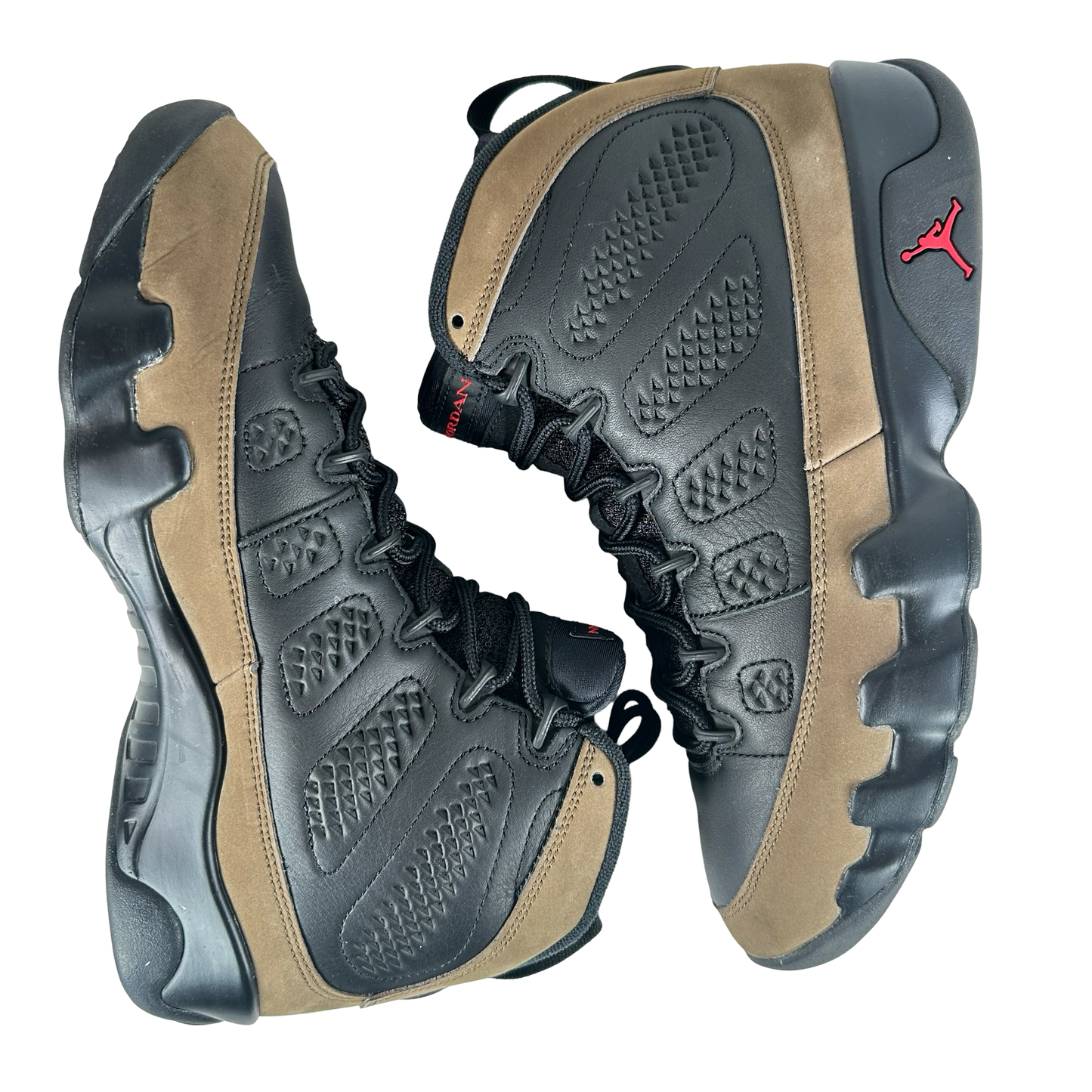 HV4794 030 Air Jordan 9 Retro Olive (2024) [USED] - 8.5 M (Used)