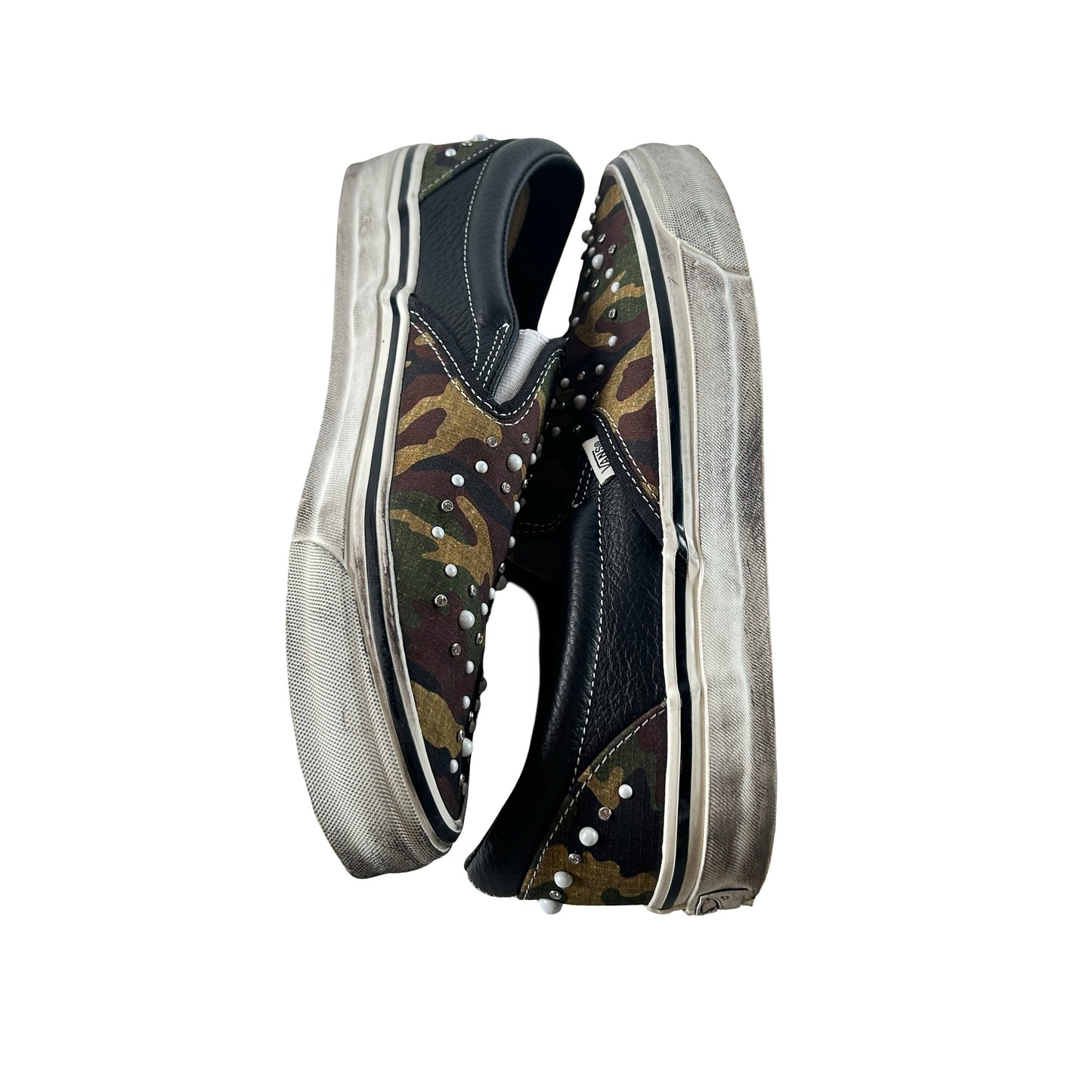 VN000D9PCAK Vans LX Classic Slip-On 98 Pearlized Pack Camo Black [USED] - 11 M (Used2)