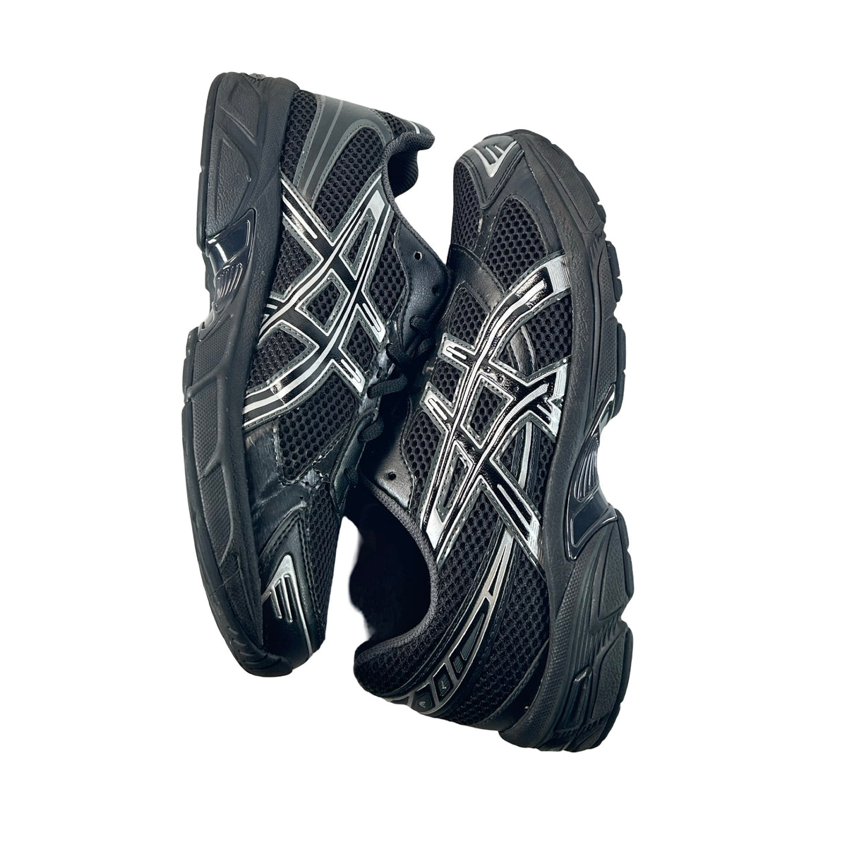 1201A906 001 ASICS Gel-1130 Black Pure Silver [USED] - 10 M (Used)