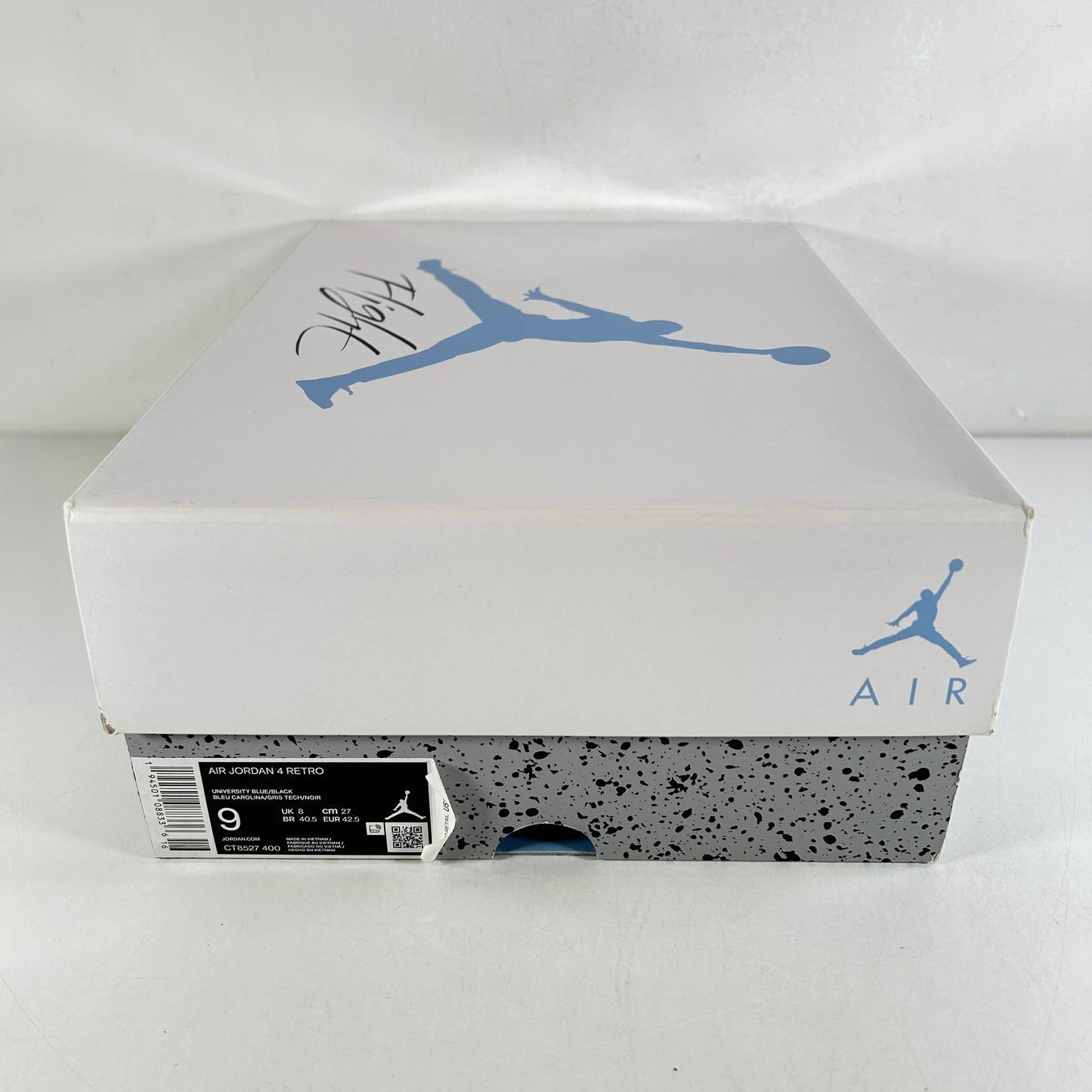 CT8527 400 Jordan 4 University Blue [USED] - 9 M (Used)