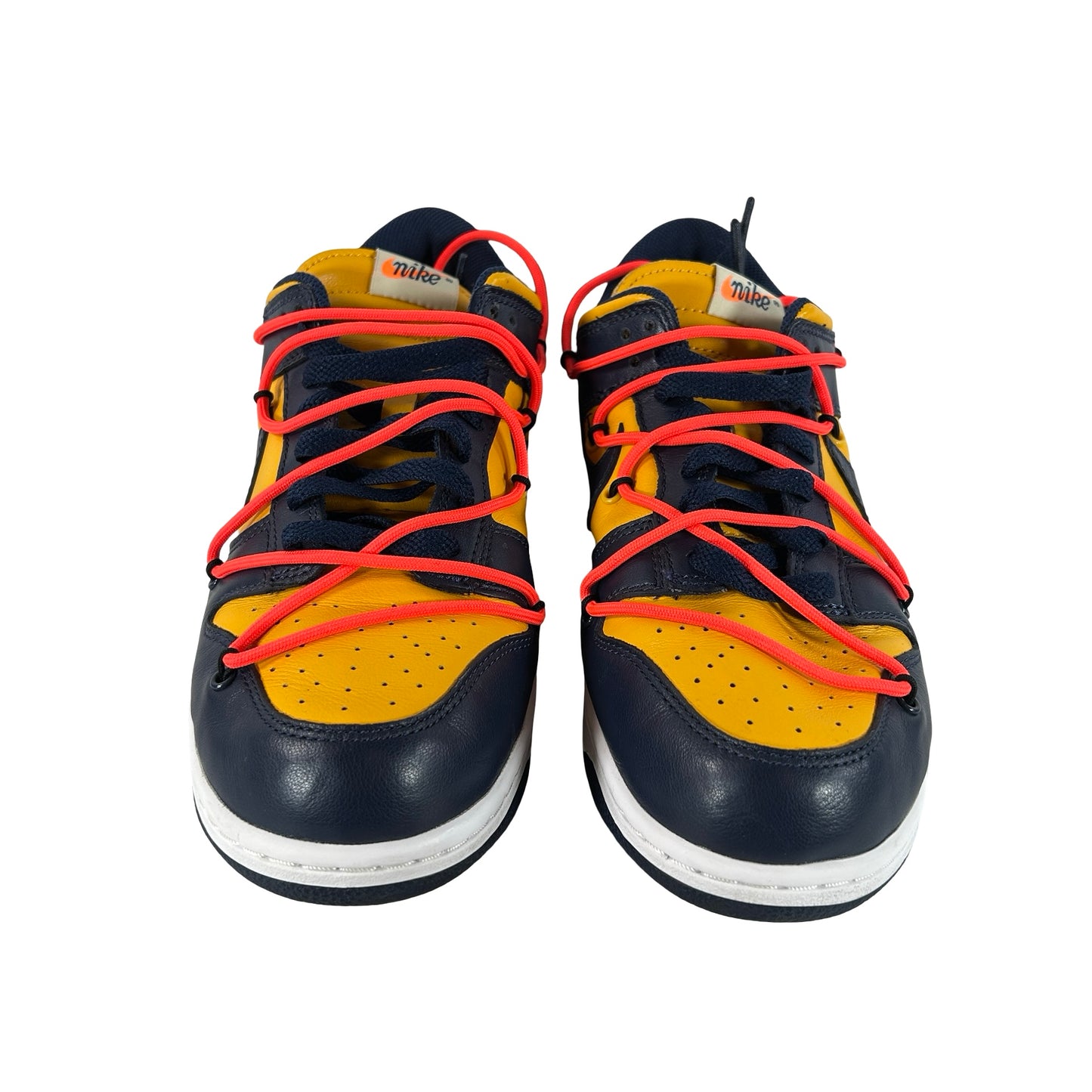 CT0856 700 Dunk Low Off-White University Gold [USED] - 9 M (Used2)