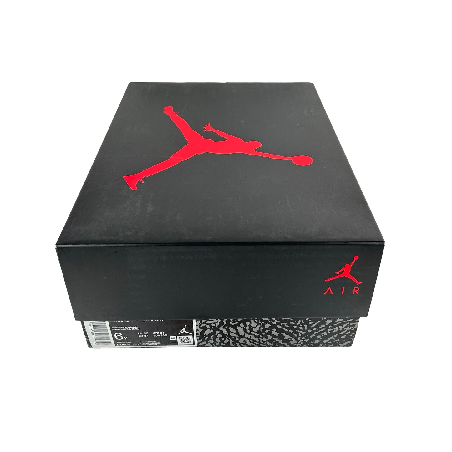 DM0967 160 Jordan 3 Retro Fire Red (2022) (GS) [USED] - 6 Y (Used)