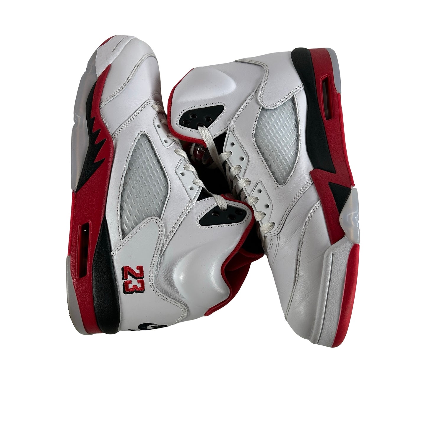 HQ7978 101 Jordan 5 Retro Fire Red Black Tongue (2025) [USED] - 12 M (Used4)