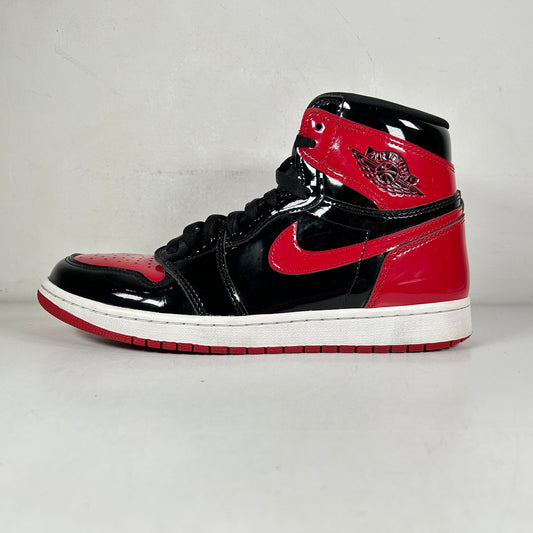 555088 063 Jordan 1 Retro High OG Patent Bred [USED] - 10 M (Used2)