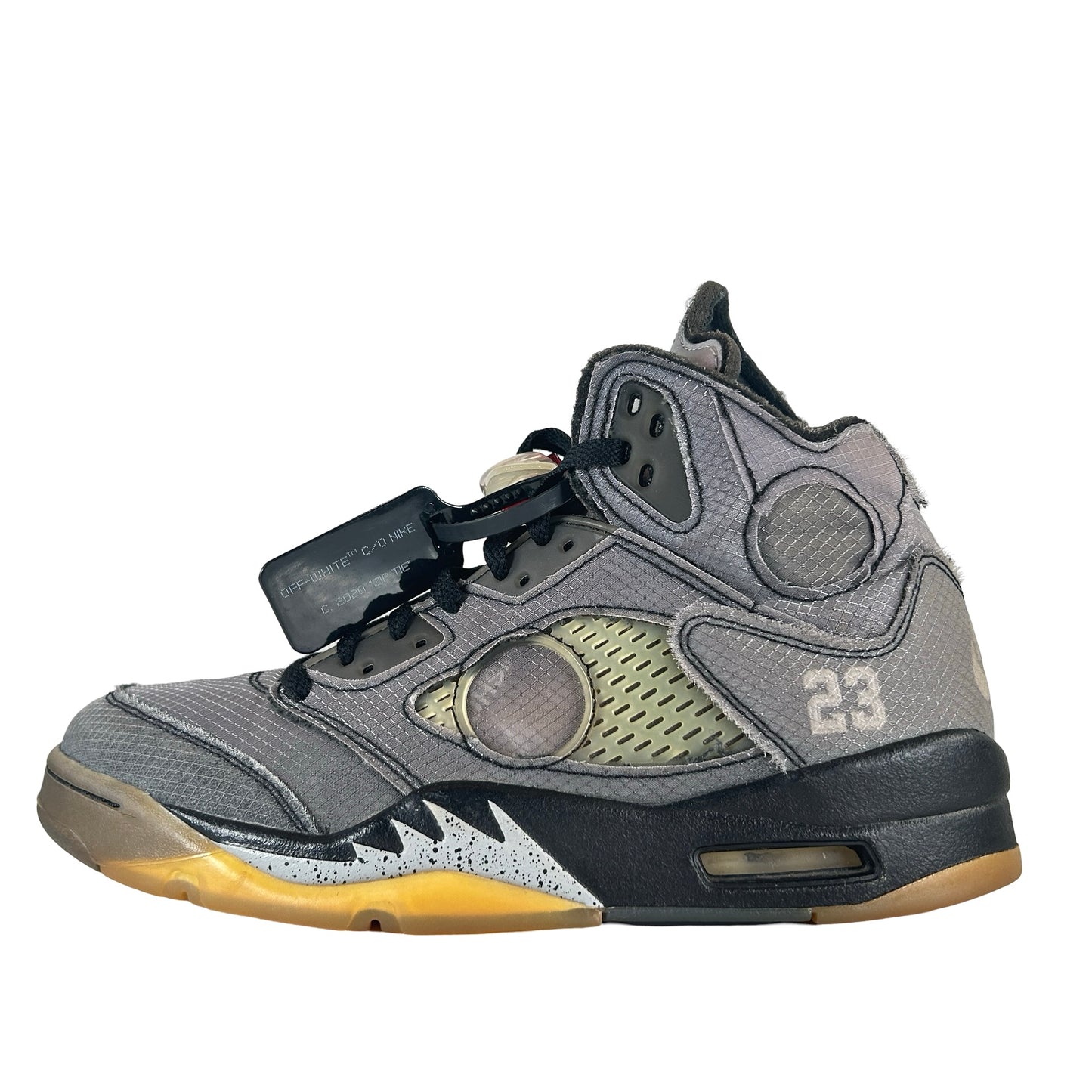 CT8480 001 Jordan 5 Off-White Black [USED] - 9 M (Used6)