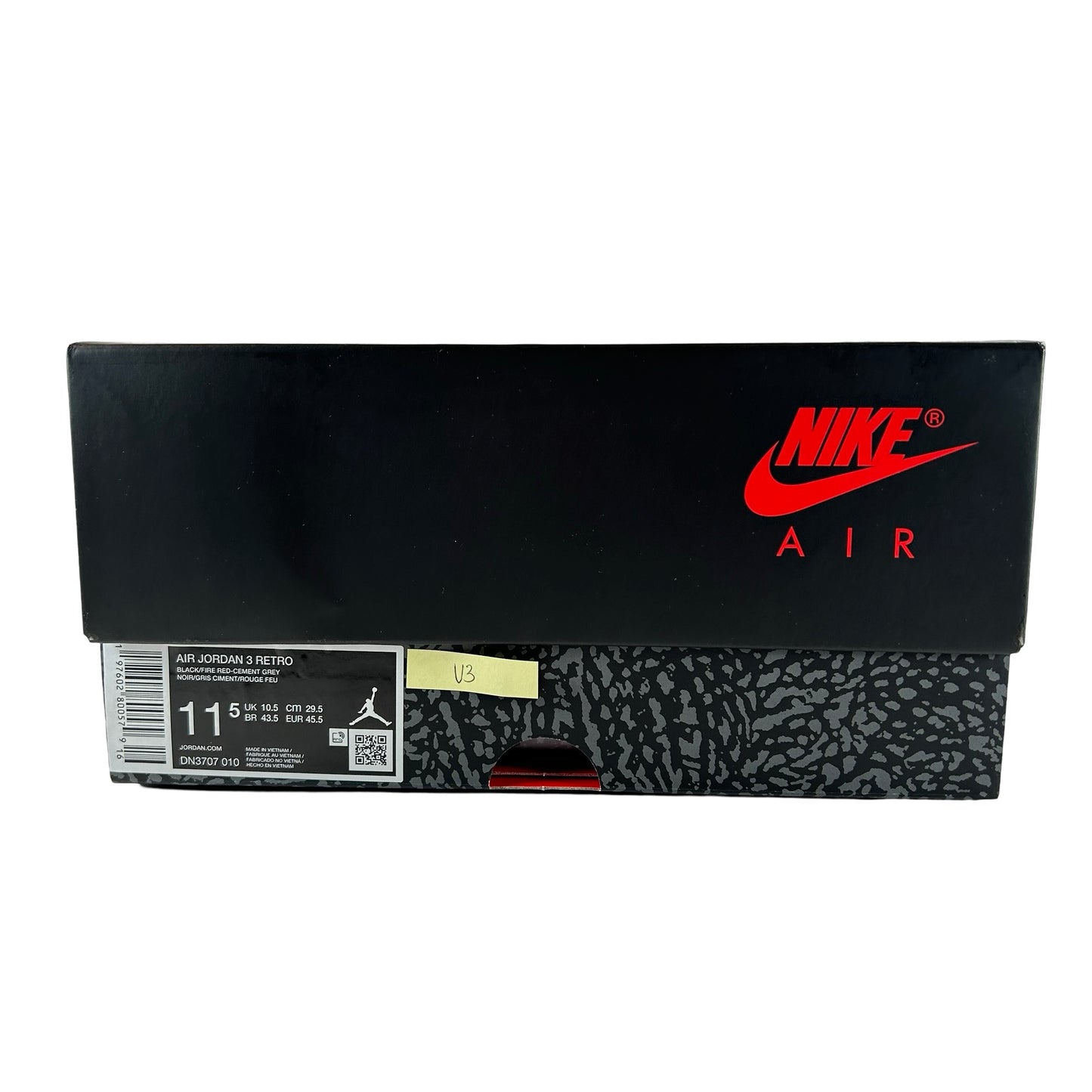 DN3707 010 Jordan 3 Retro Black Cement Reimagined (2024) [USED] - 11.5 M (Used3)