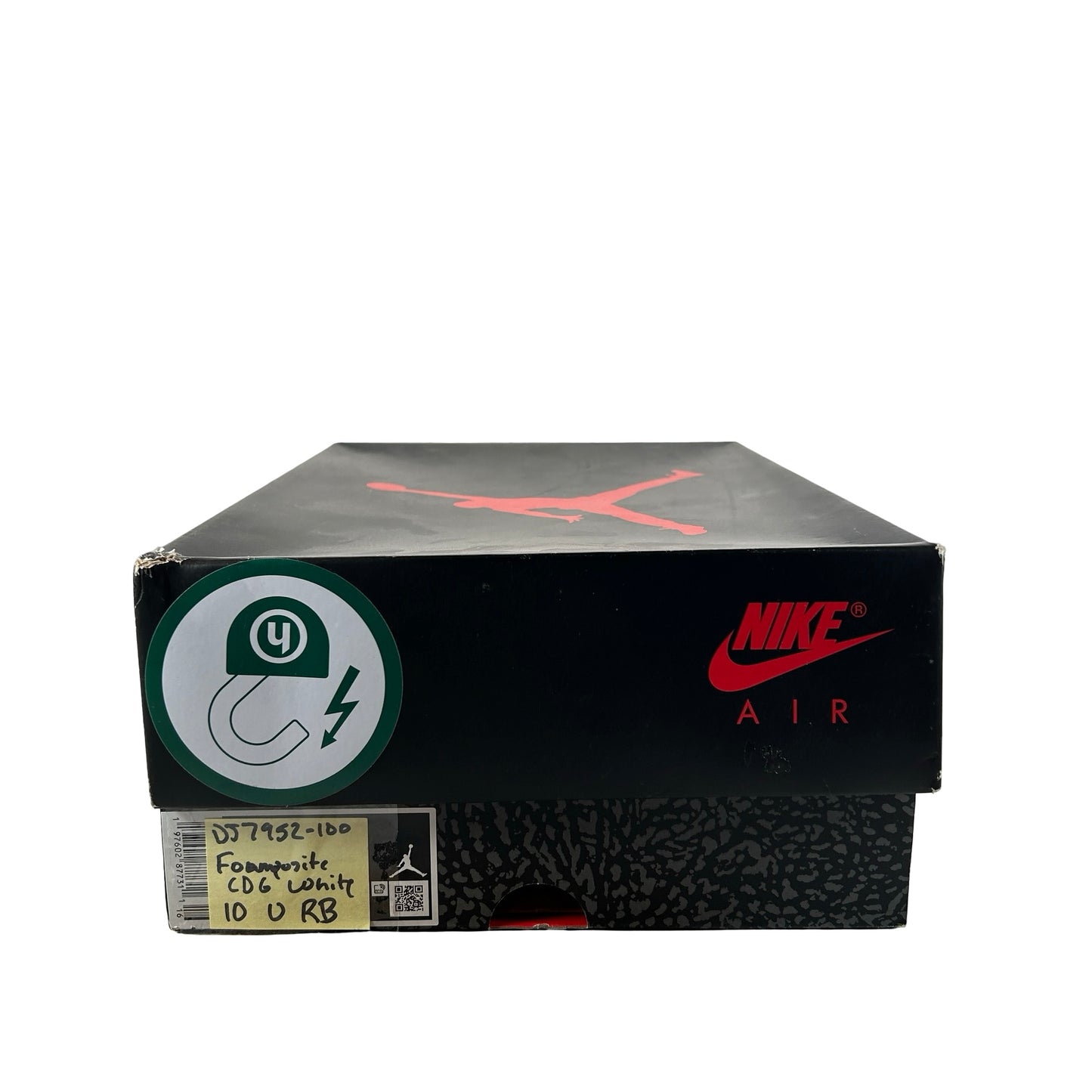DJ7952 100 Nike Air Foamposite One CDG White [USED] - 10 M (Used) (Replace Box) (No Insoles)