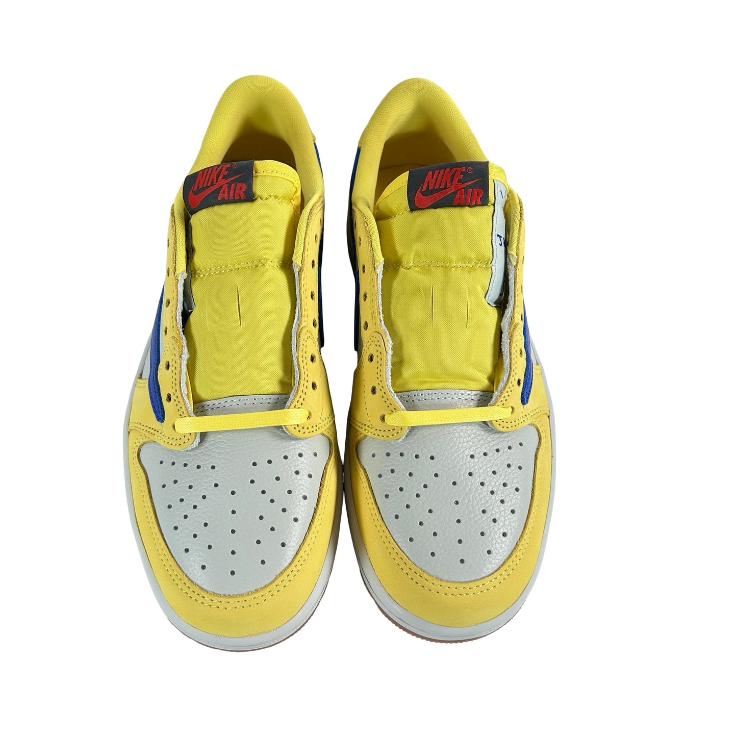 DZ4137 700 Jordan 1 Retro Low OG SP Travis Scott Canary (Women's) [CONDITIONAL] - 9 W (Marks on Sock Liner)