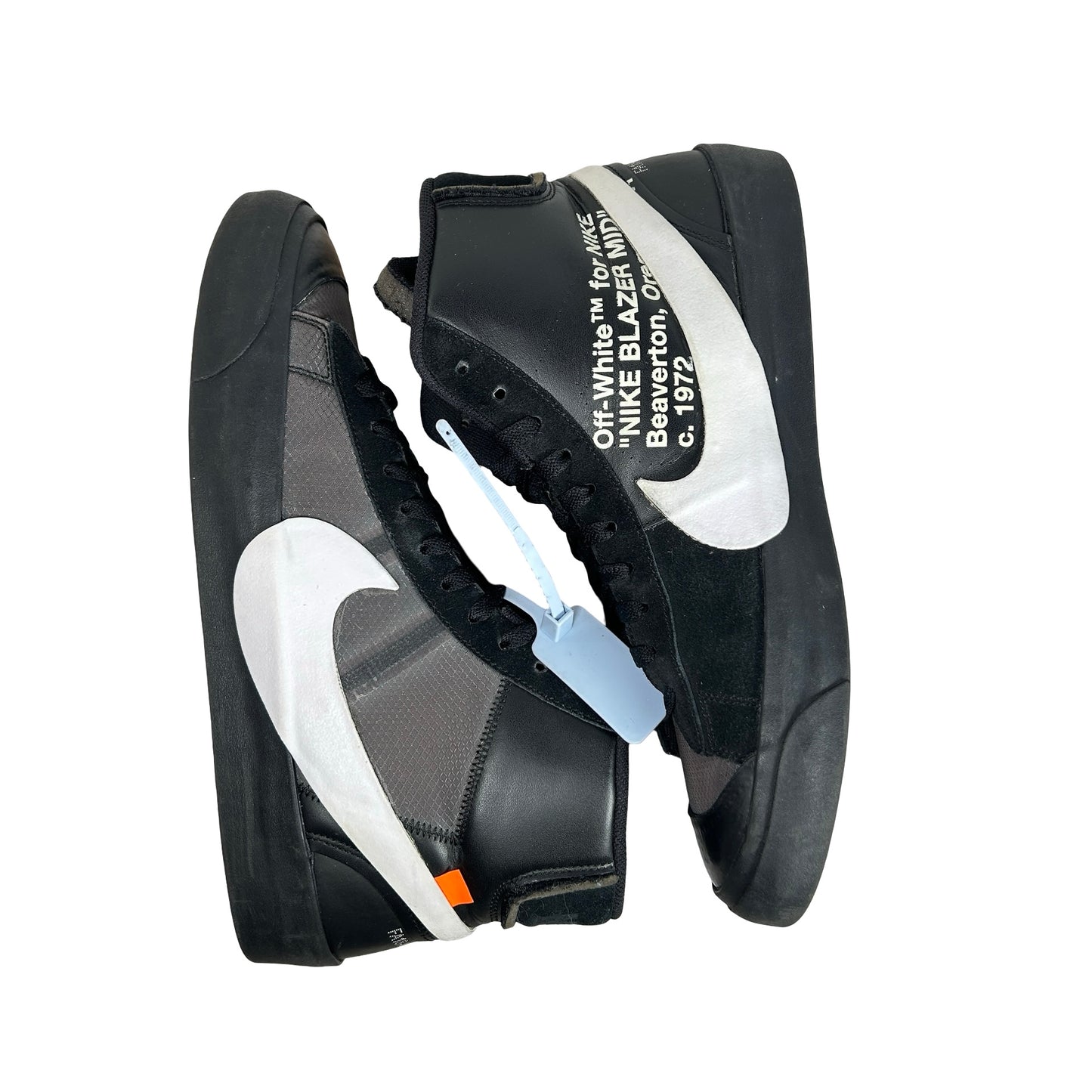AA3832 001 Nike Blazer Off-White Black [USED] - 13 M (Used)