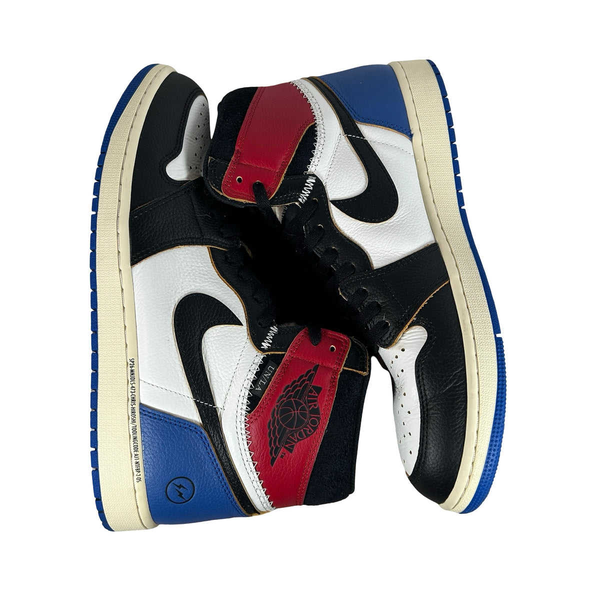IO7847 002 Jordan 1 Retro High OG SP Fragment x Union LA Varsity Red Sport Royal [USED] - 13 M (Used2)