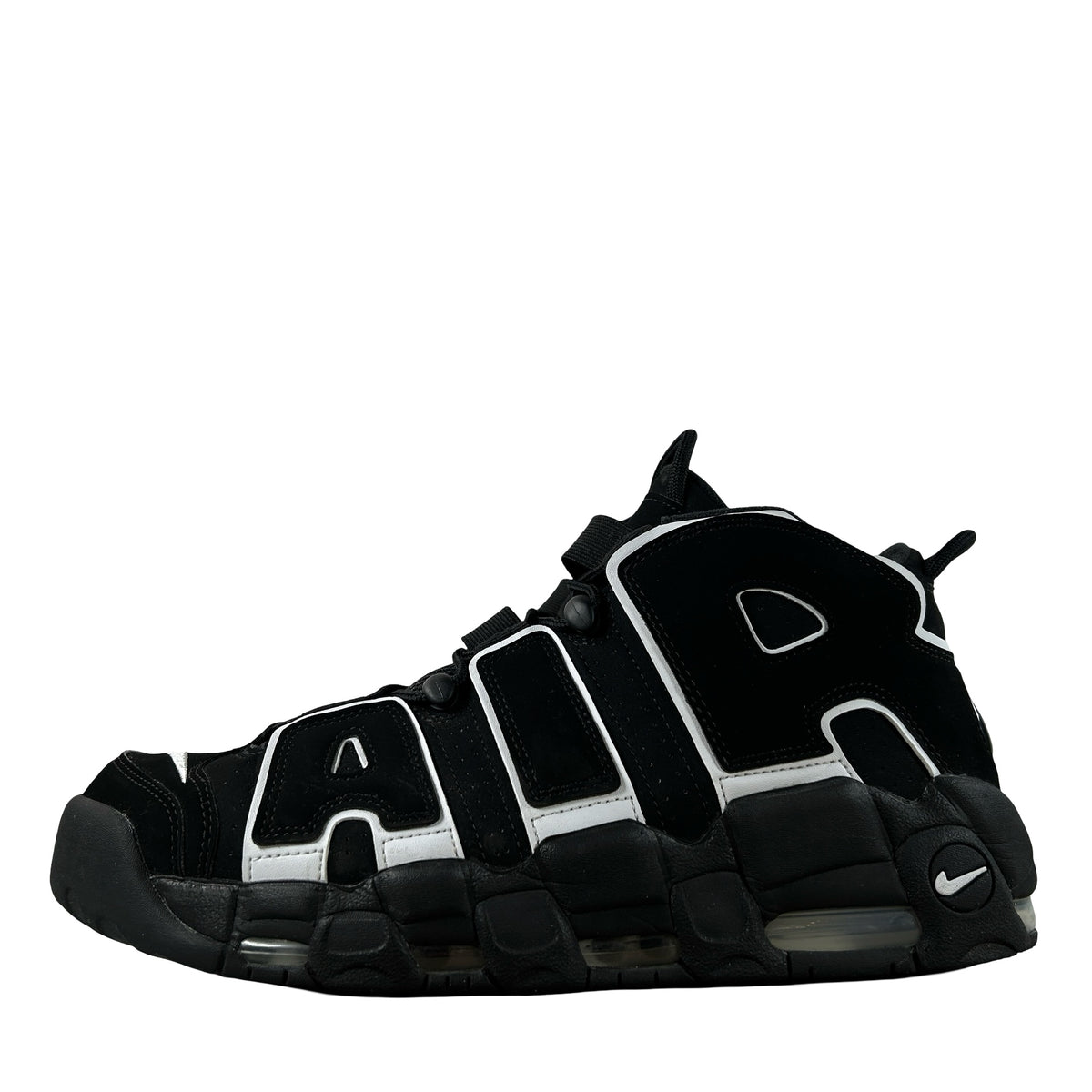 FV2291 001 Nike Air More Uptempo 96 Black White (2023) [USED] - 11 M (Used) (No Box)