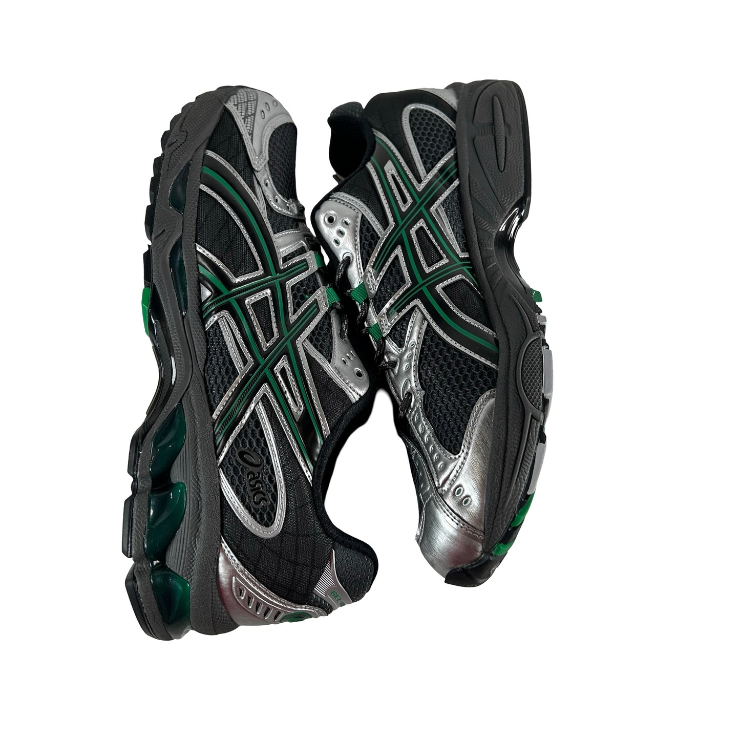 1203A543 022 ASICS Gel-Nimbus 10.1 Obsidian Grey Green Basil [USED] - 11.5 M (VNDS)