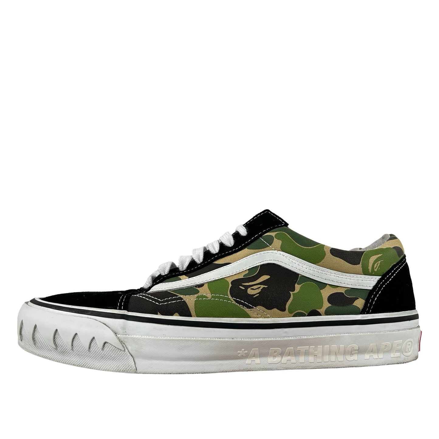 VN000E6VE36 Vans LX Old Skool Bape ABC Multi-Camo [USED] - 11.5 M (Used)