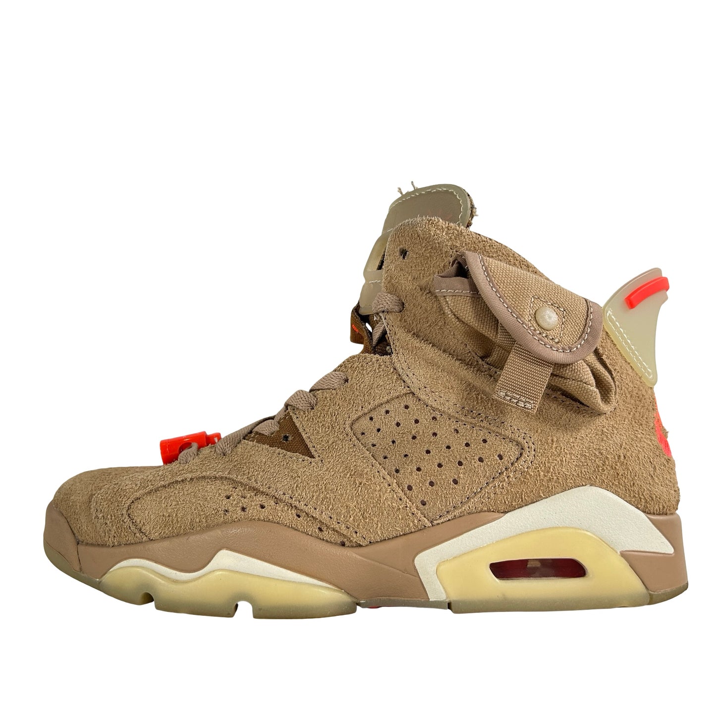 DH0690 200 Jordan 6 Retro Travis Scott British Khaki [USED] - 5.5 M (Used)