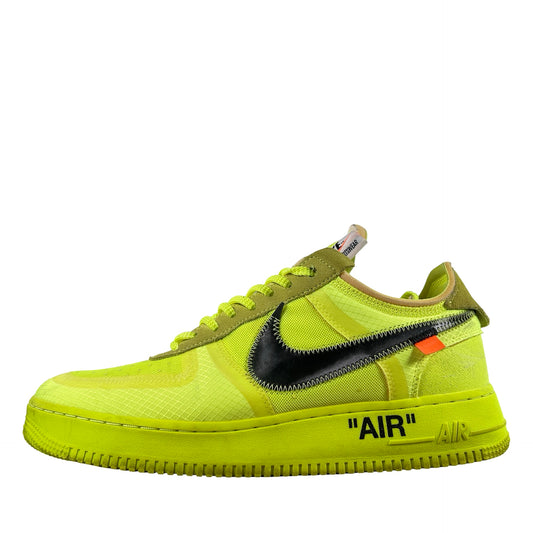 AO4606 700 Nike Air Force 1 Low Off-White Volt [USED] - 11 M (Used) (No Box)