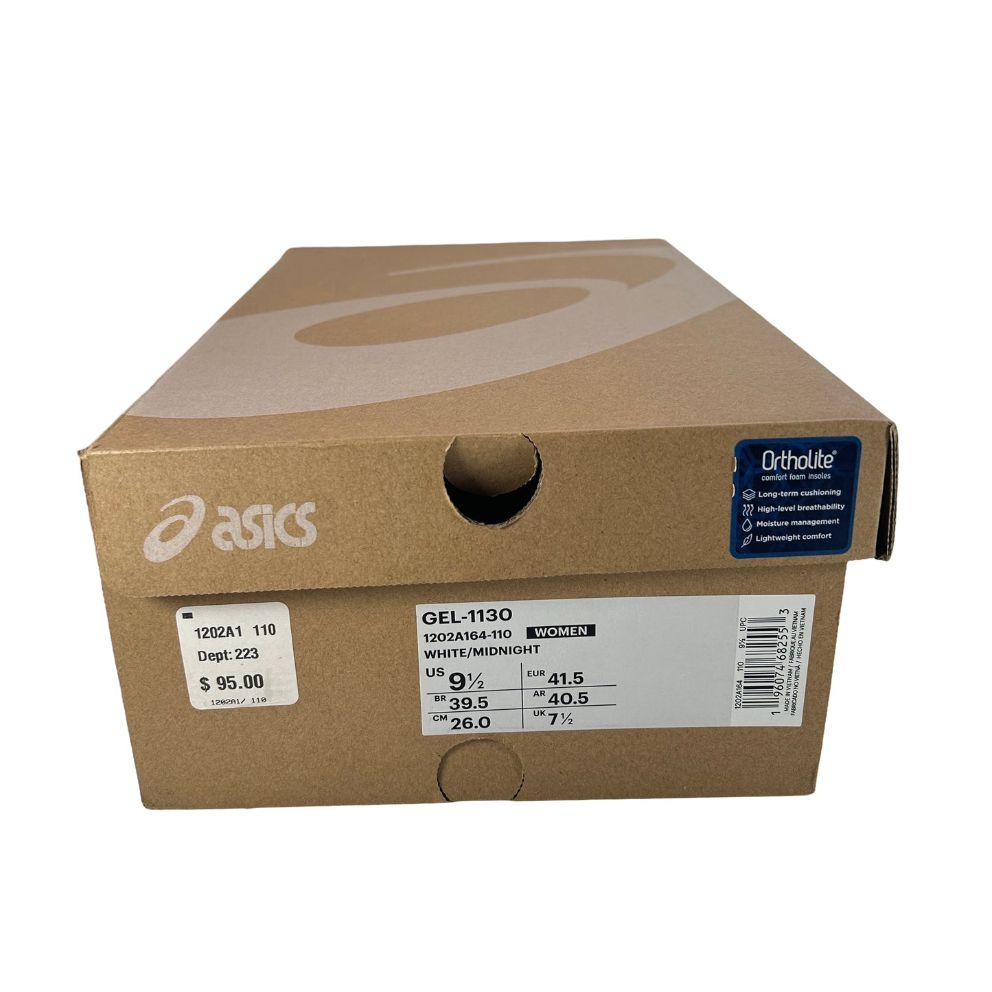 1202A164 110 ASICS Gel-1130 White Midnight (W) [USED] - 9.5 W (Used)